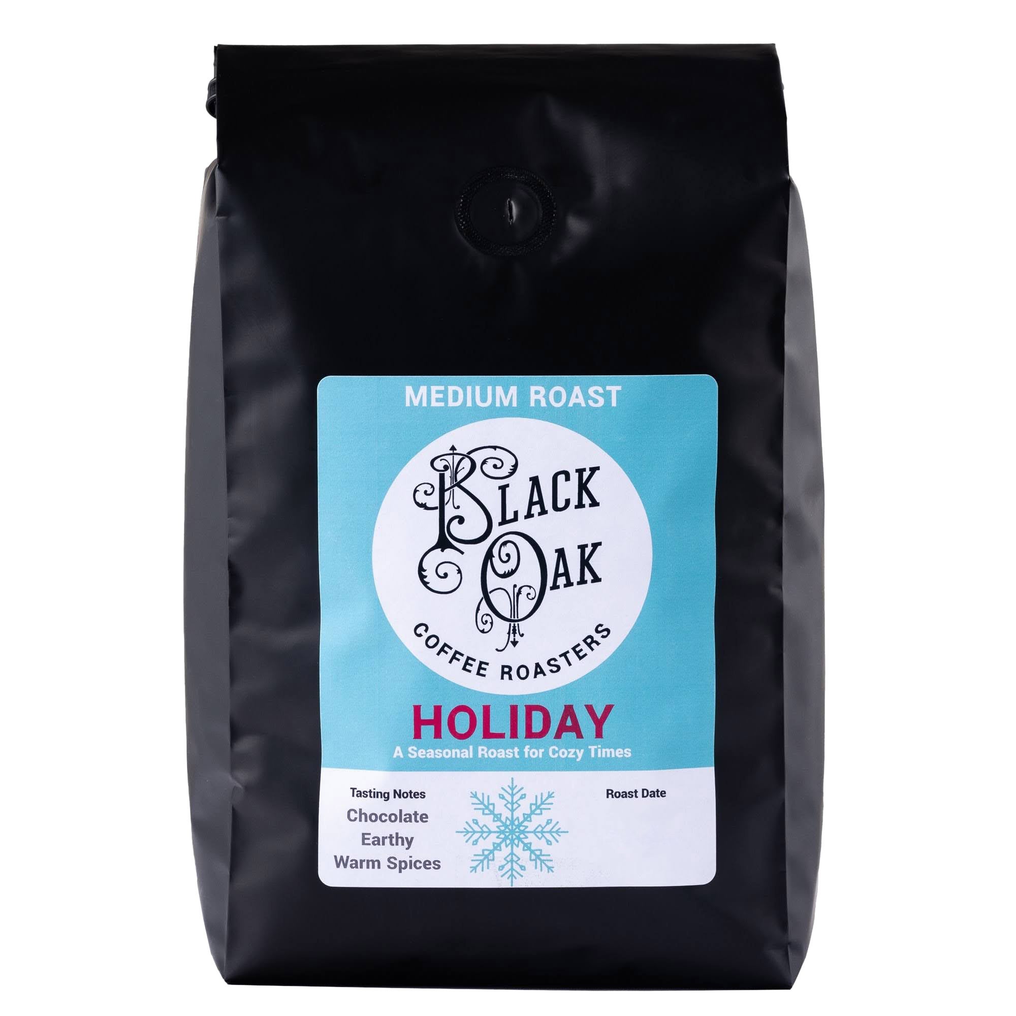 BLACK OAK COFFEE HOLIDAY MEDIUM ROAST 2 POUNDS