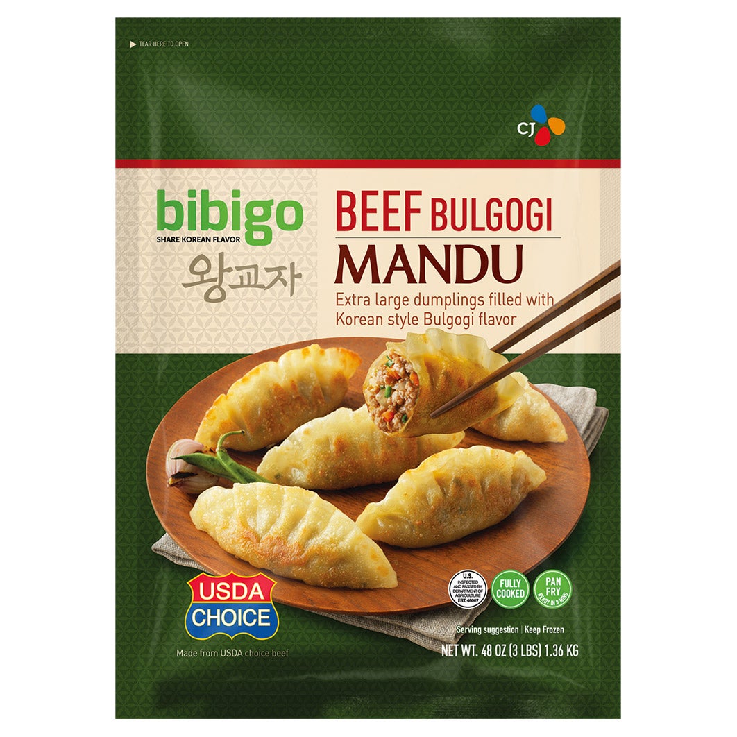 CJ AMERICA BEEF MANDU 48 OZ. - Image 1