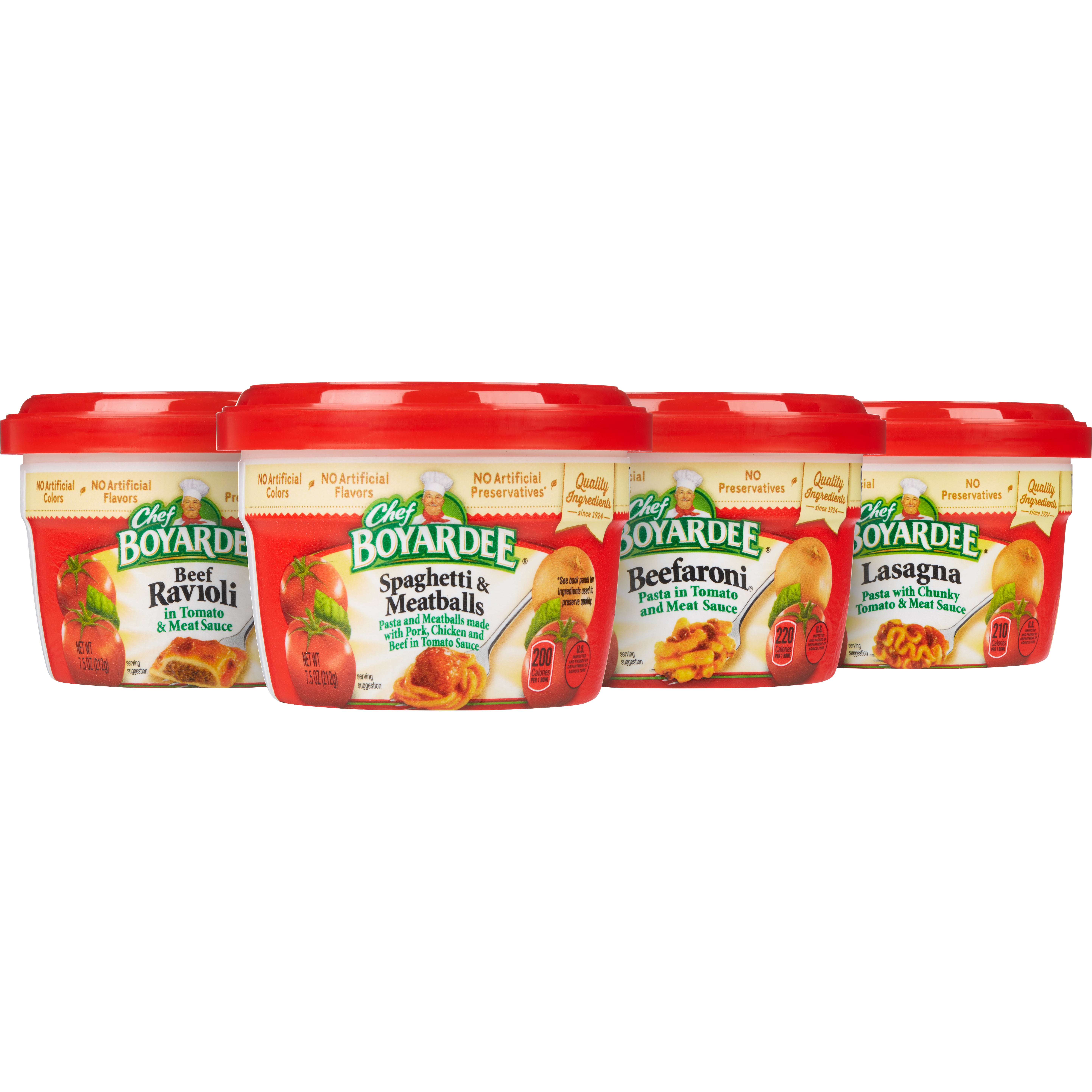 CHEF BOYARDEE MICROWAVE MEAL VARIETY 12/7.5 OZ - Image 1