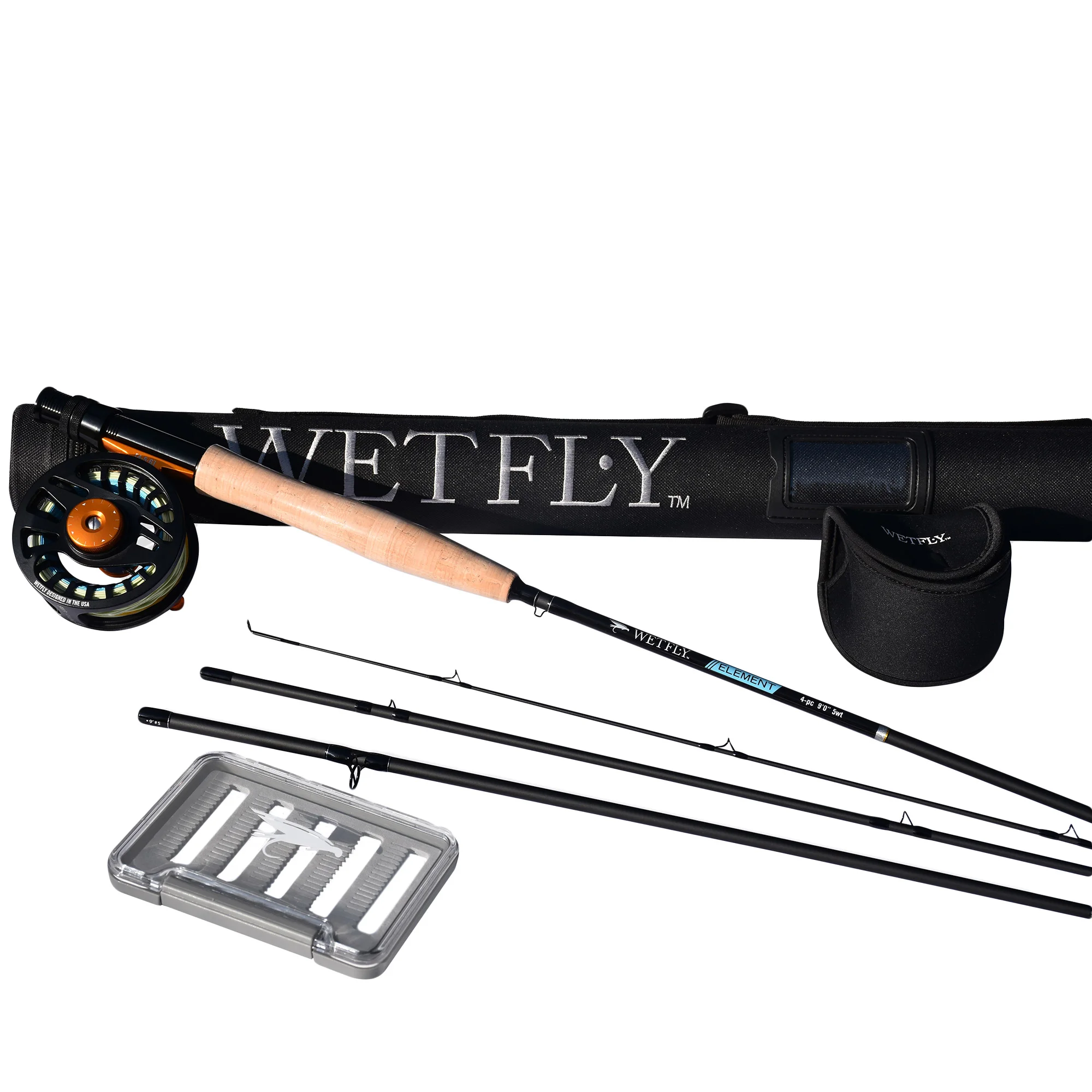 WETFLY ELEMENT PRO READY TO FISH COMBO KIT
