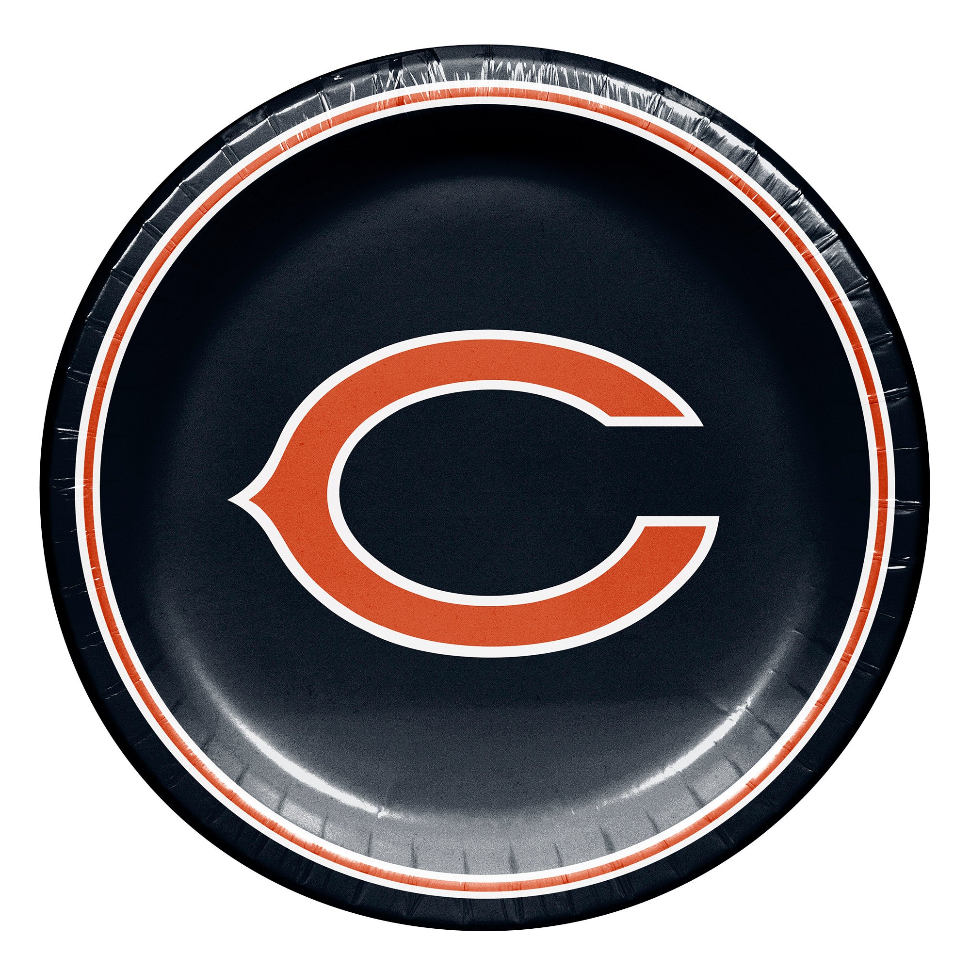 HOFFMASTER 10¨ PLATE CHICAGO BEARS 100 COUNT PACKAGE