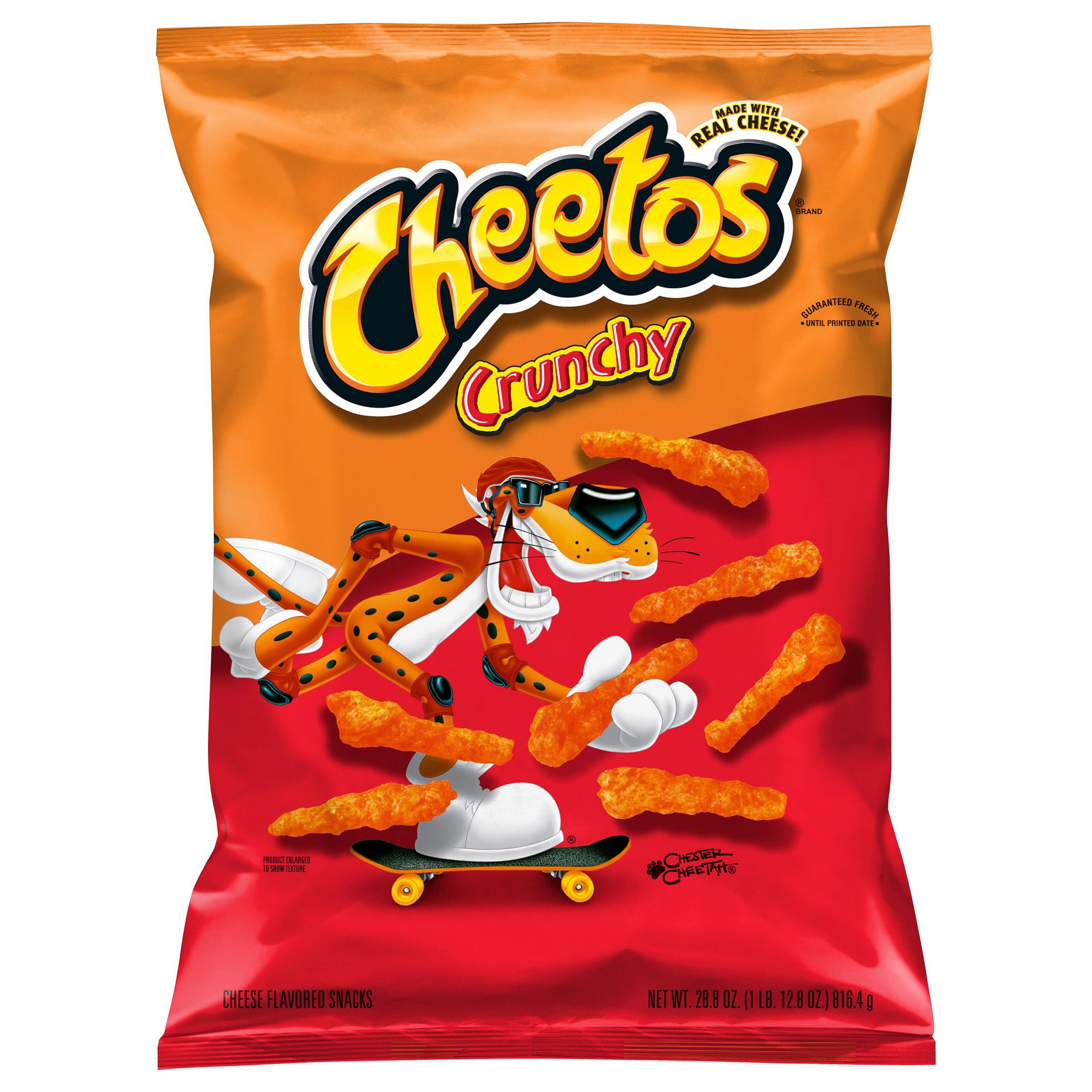 FRITO LAY CRUNCHY CHEETOS 28.8 OUNCE BAG - Image 1