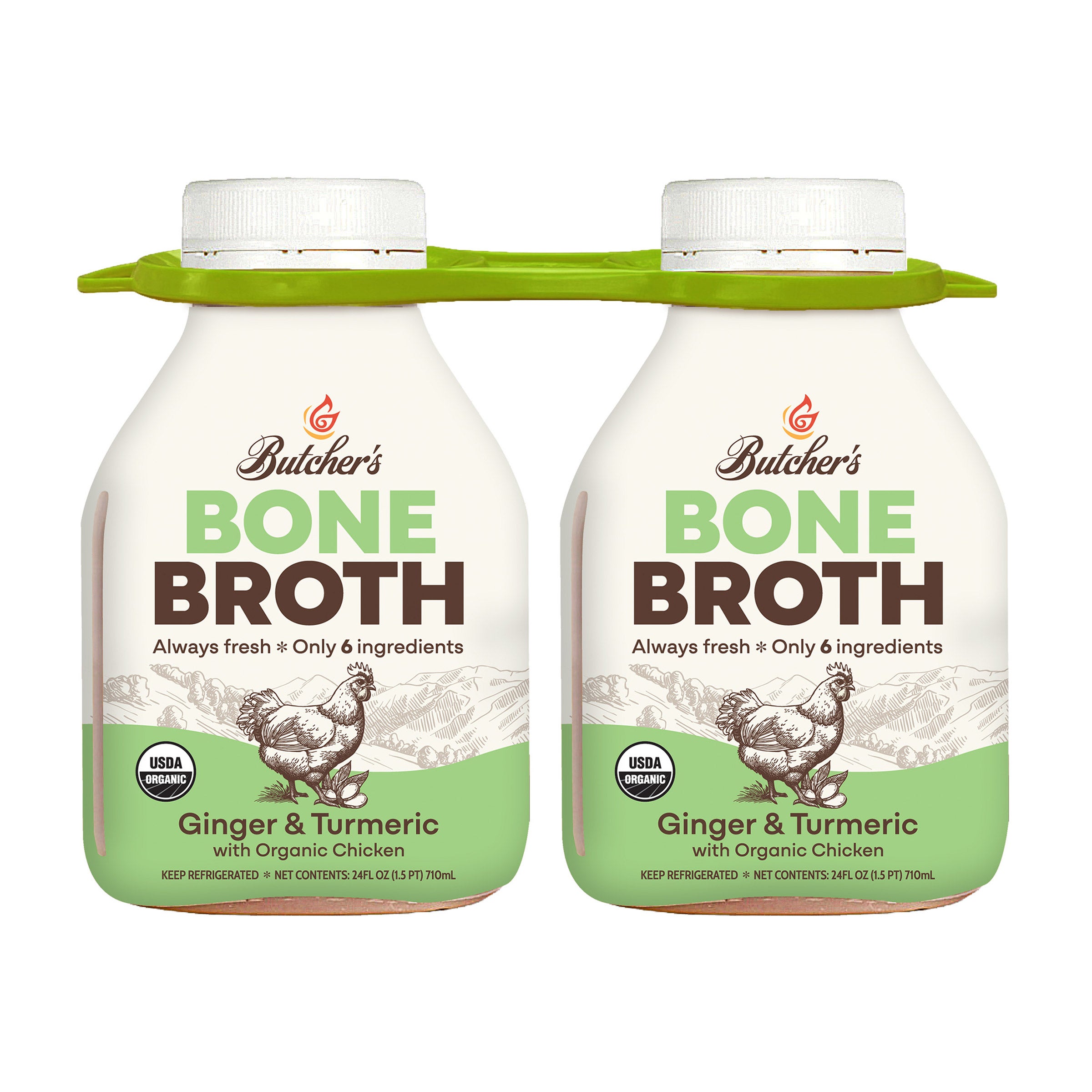 ROLI ROTI ORGANIC TURMERIC GINGER BROTH 2/24 OZ - Image 1