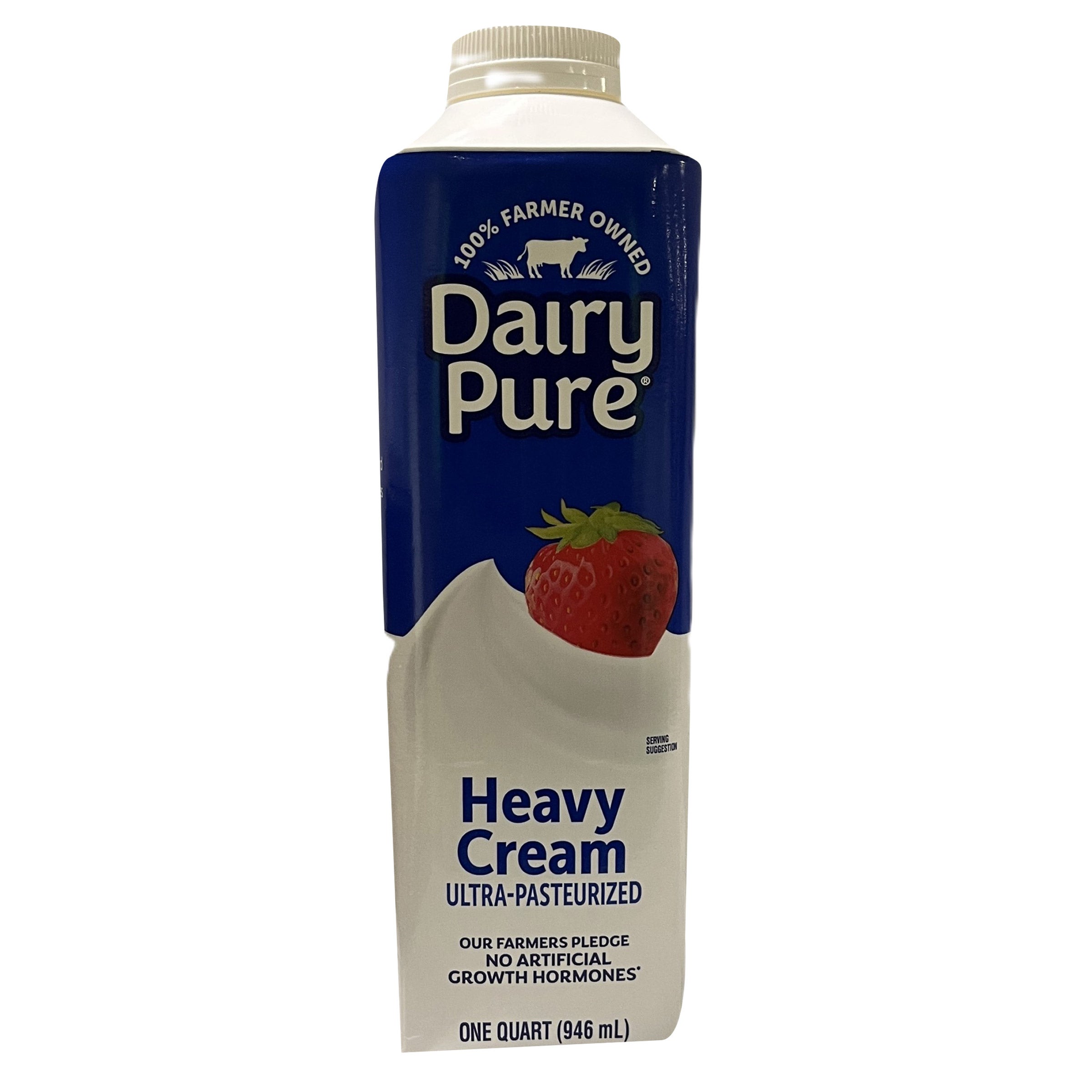 DAIRY PURE HEAVY CREAM 40% QUART - Image 1