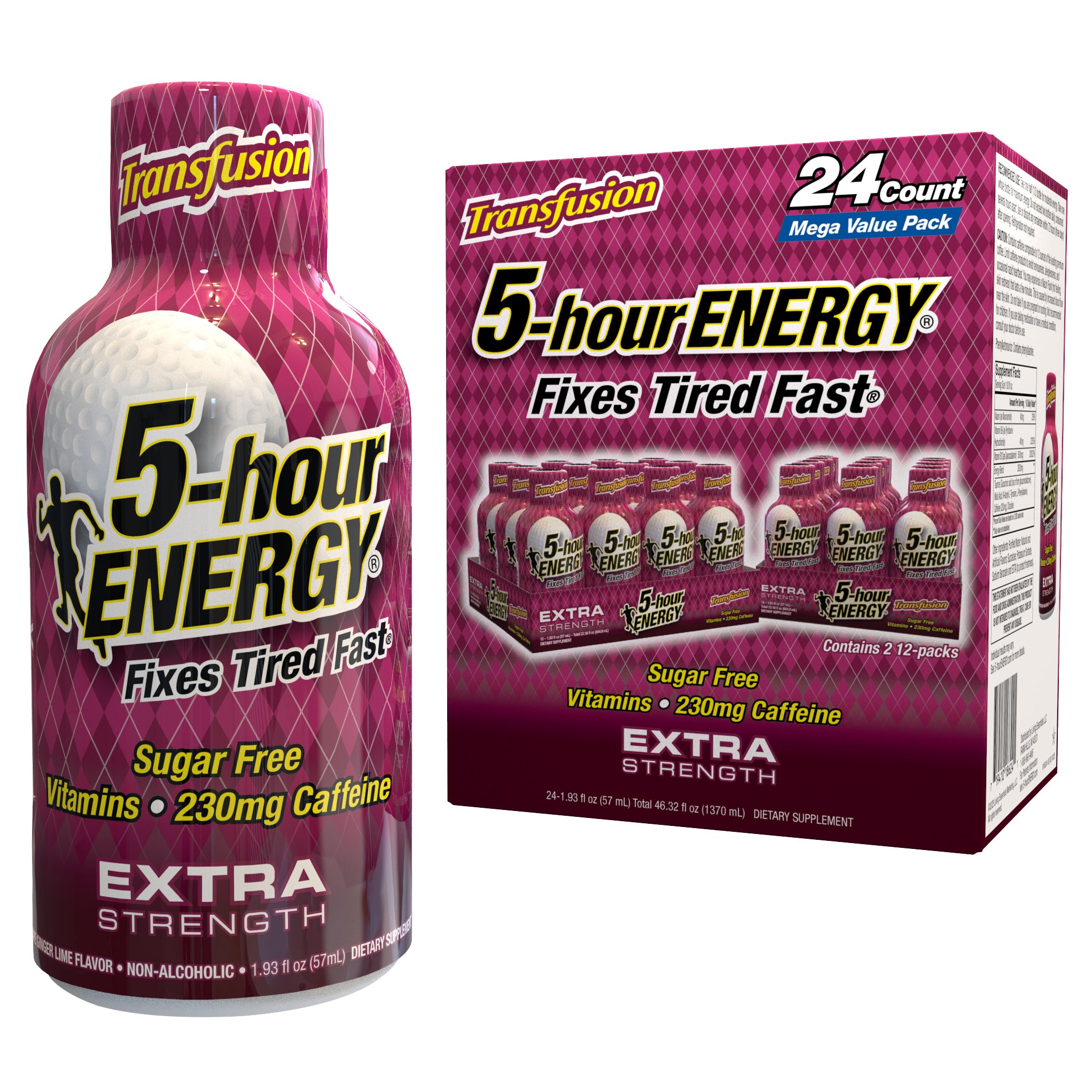 5-HOUR ENERGY TRANSFUSION XS 24 CT - Image 1