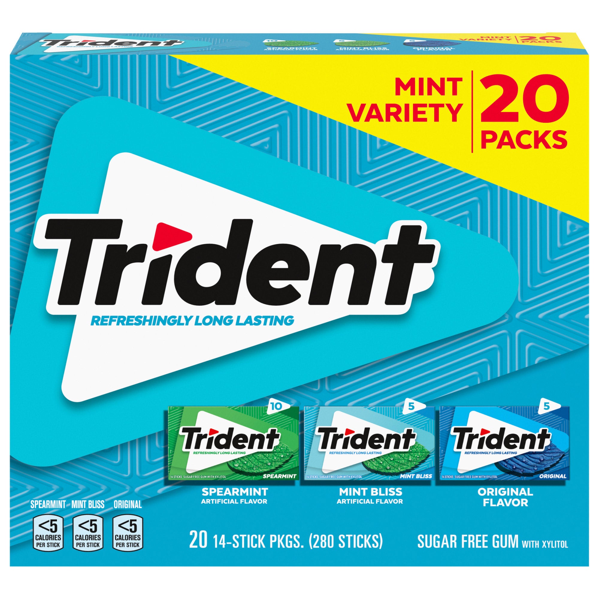TRIDENT MINT VARIETY PACK 20 CT