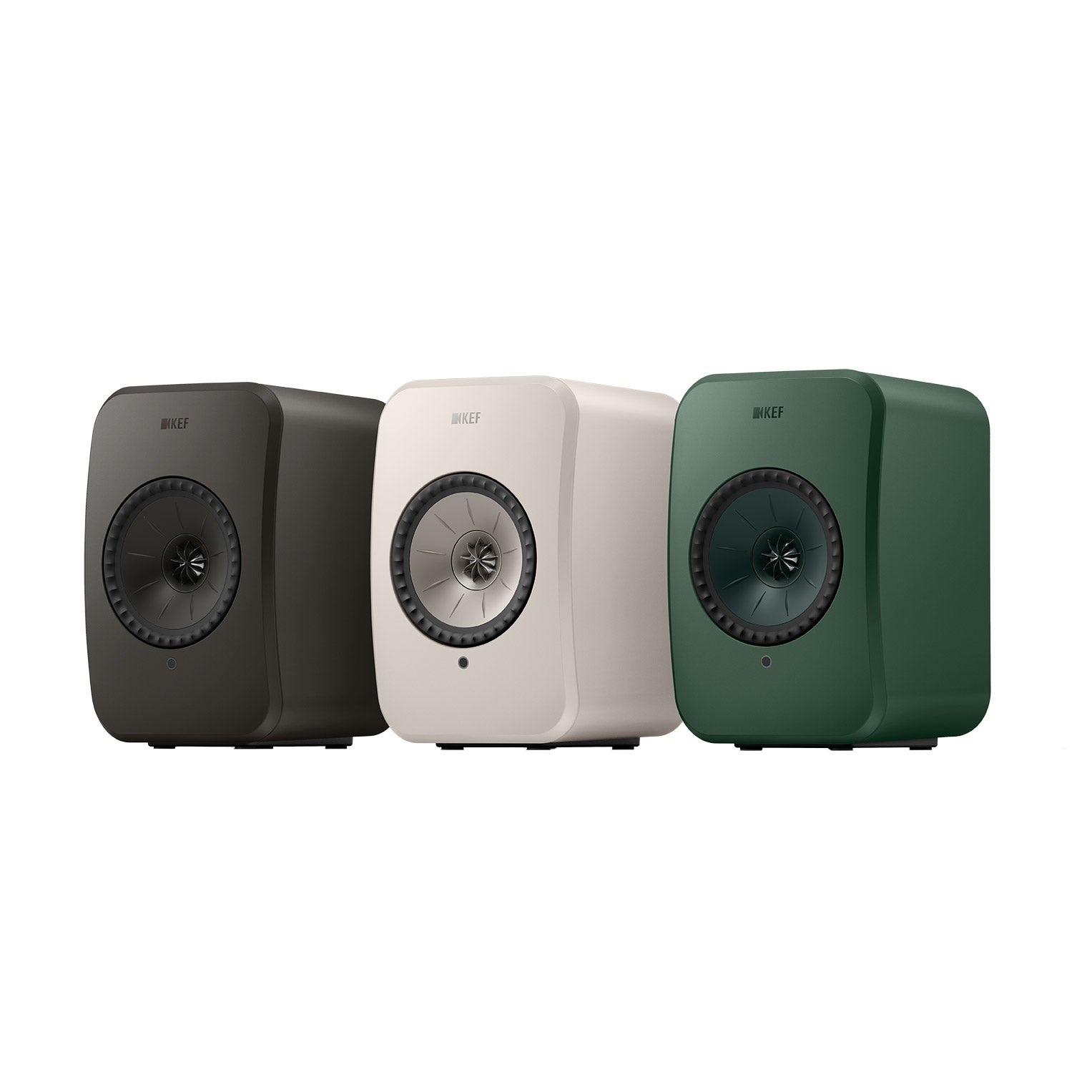 KEF LSX II LT WIRELESS BOOKSHELF SPEAKER PAIR GRAY