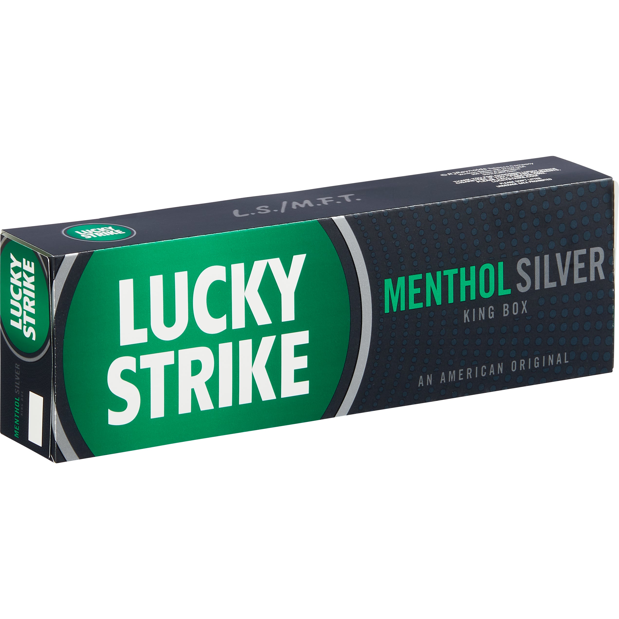 RJ REYNOLDS LUCKY STRIKE MEN SILVR FILTER BOX KING BOX
