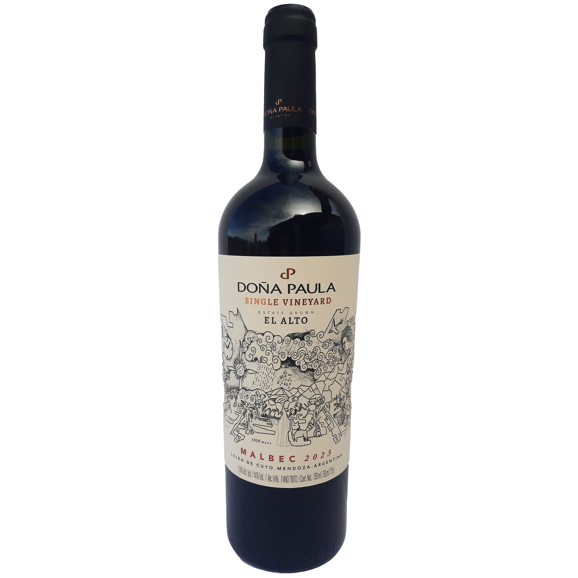 DONA PAULA MALBEC SINGLE VINEYARD ARGENTINA 750ML - Image 1