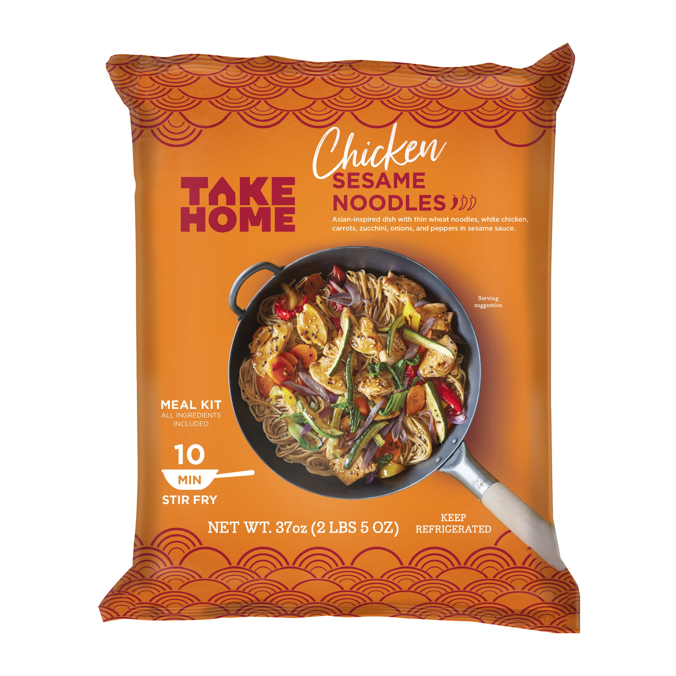 TAKE HOME CHICKEN SESAME NOODLES 37 OZ