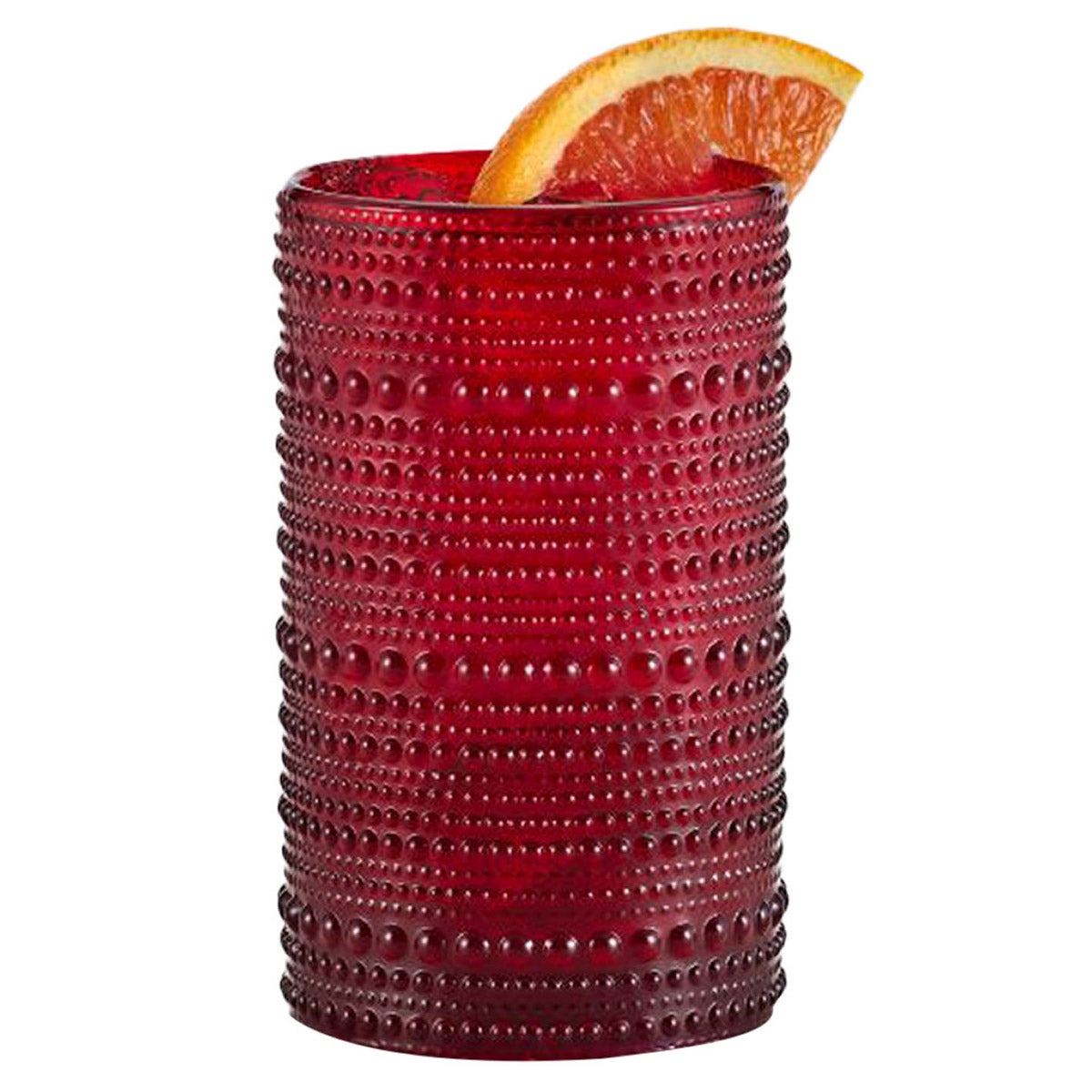 FORTESSA RED/GREEN 8 PIECE DRINKWARE SET