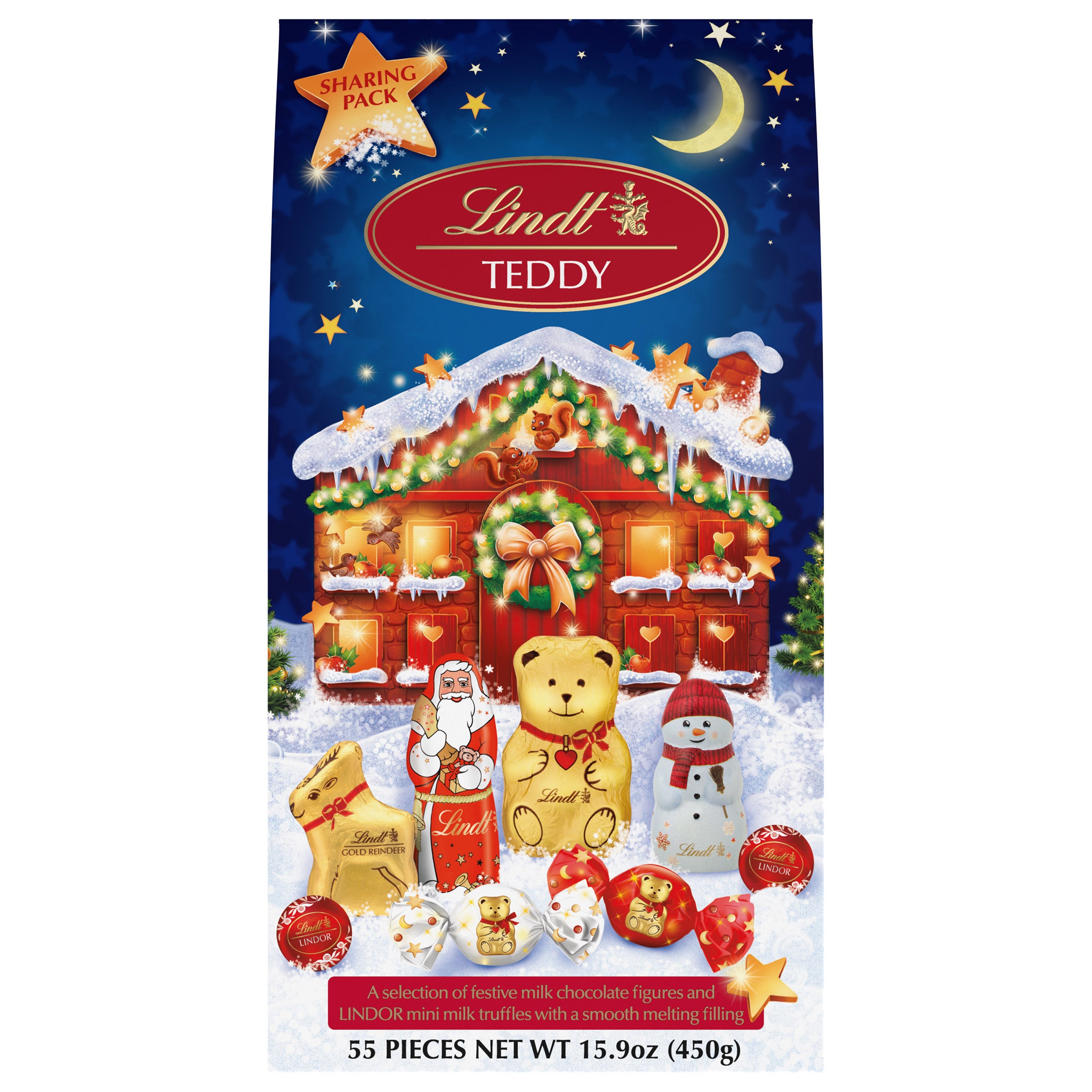 LINDT HOLIDAY SHARE PACK 15.9 OZ