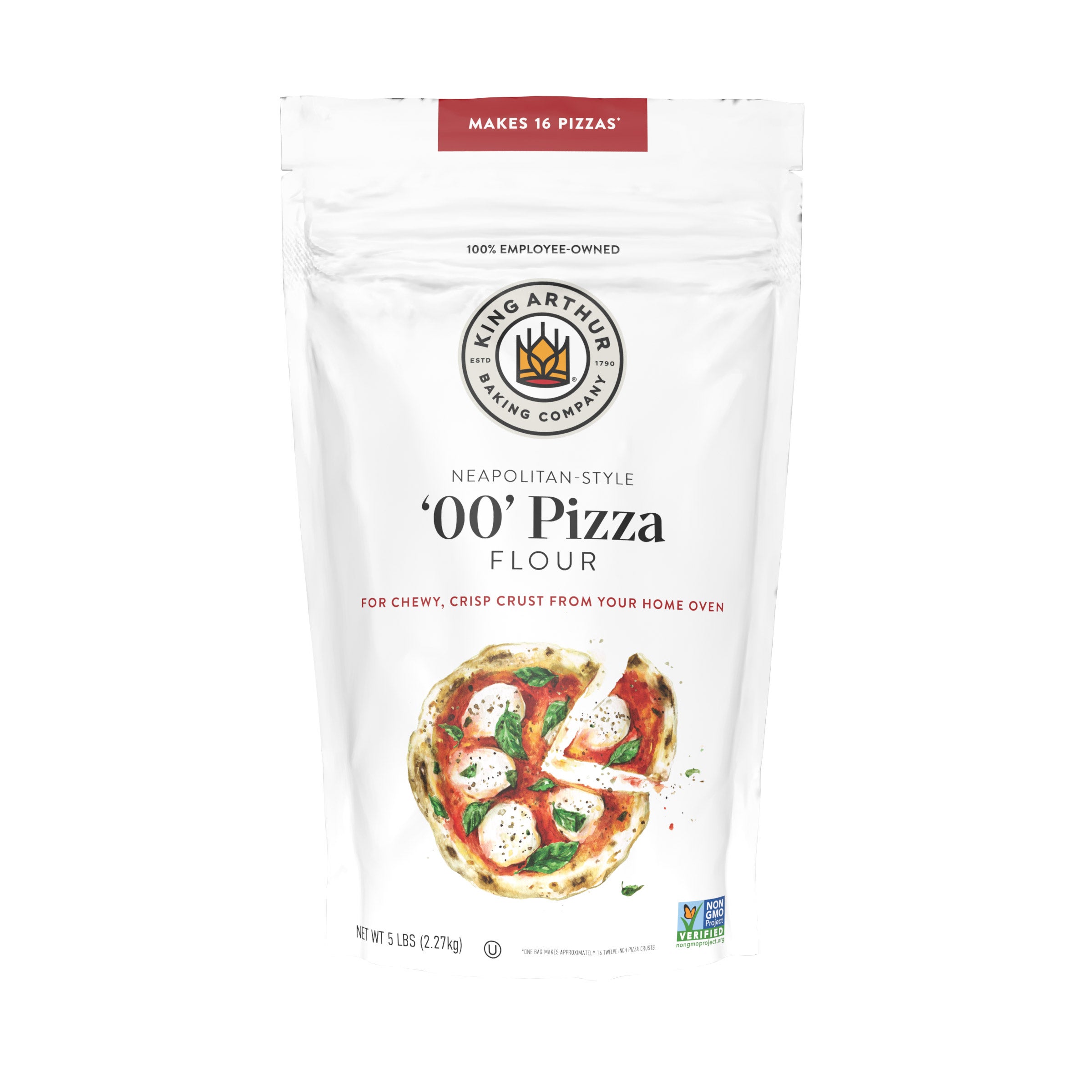 KING ARTHUR '00' PIZZA FLOUR 5 POUND BAG