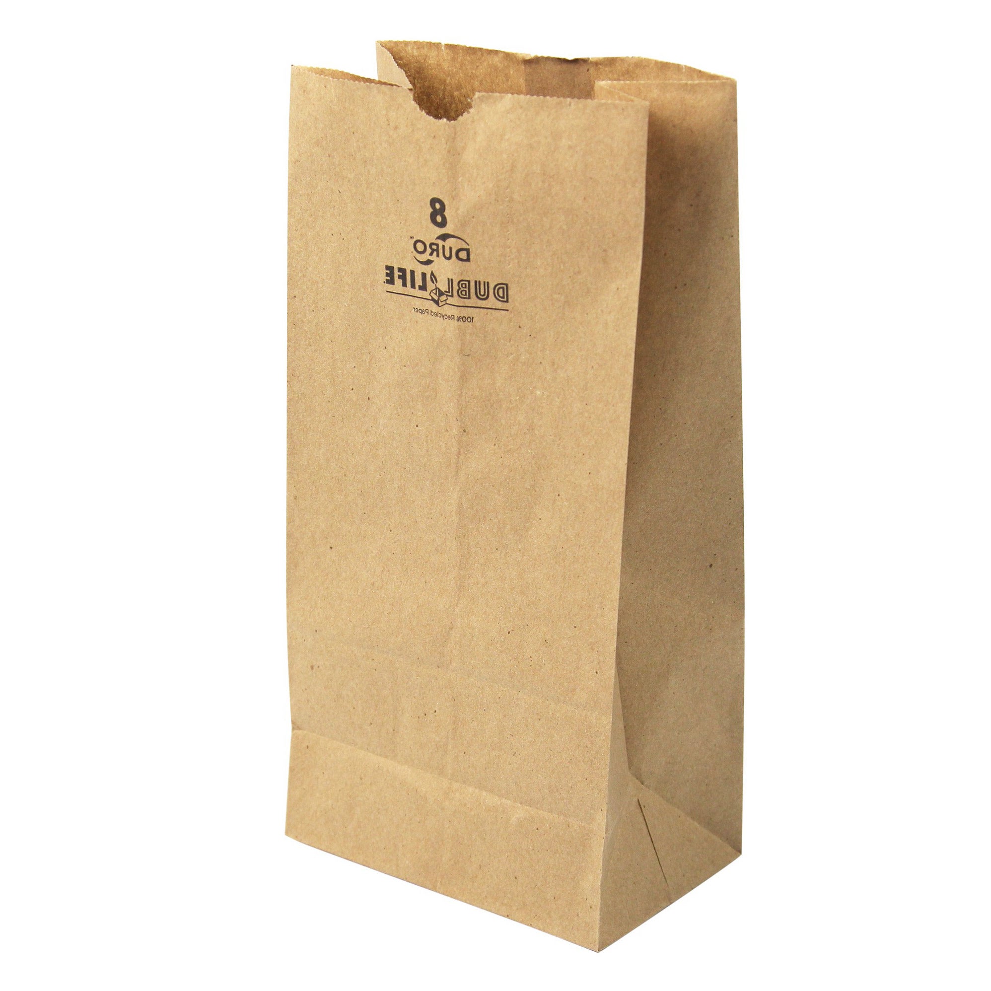 DURO 8# PAPER BAG KRAFT 500 CT