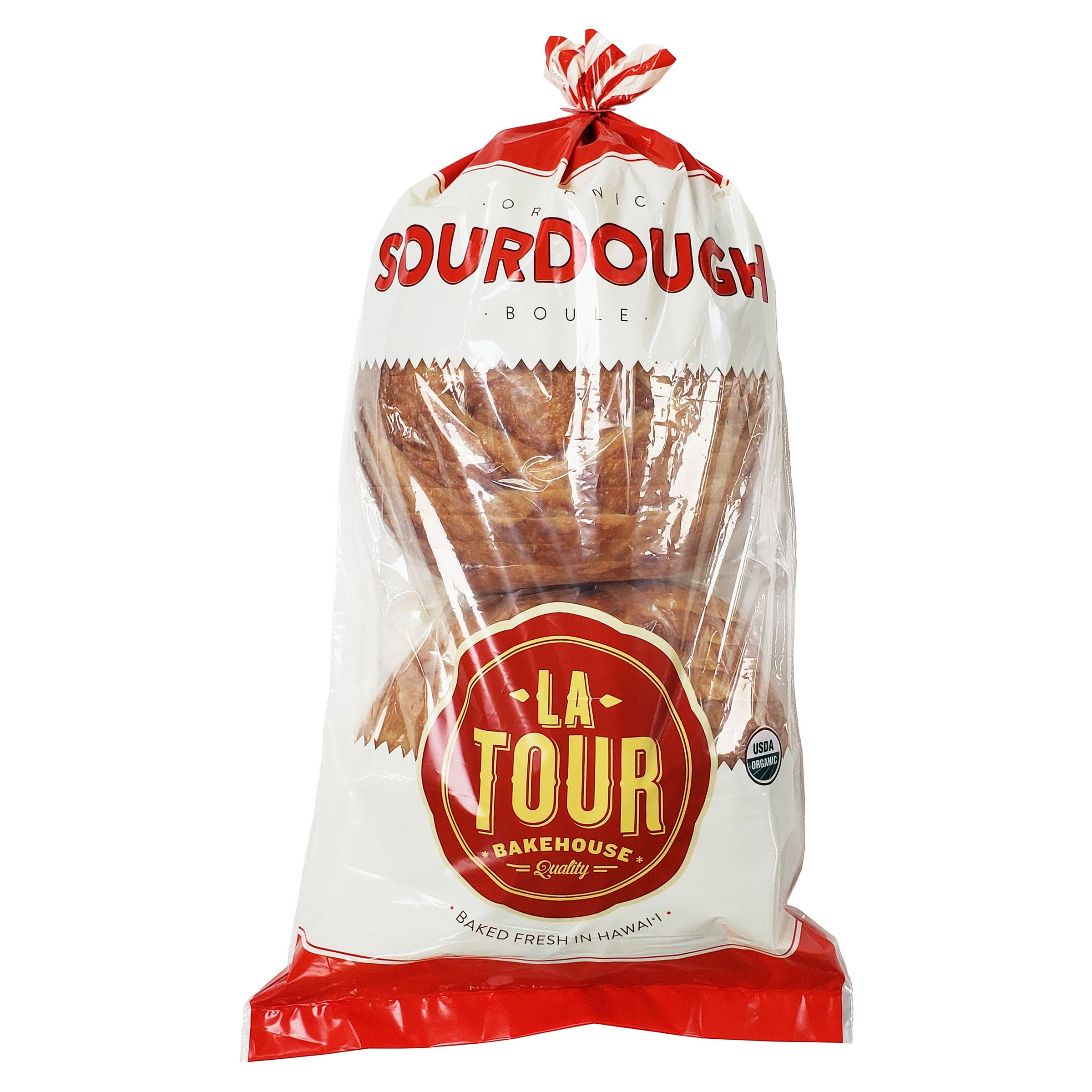 LA TOUR BAKEHOUSE ORGANIC SOUR DOUGH BREAD 2/24OZ TL 48OZ - Image 1