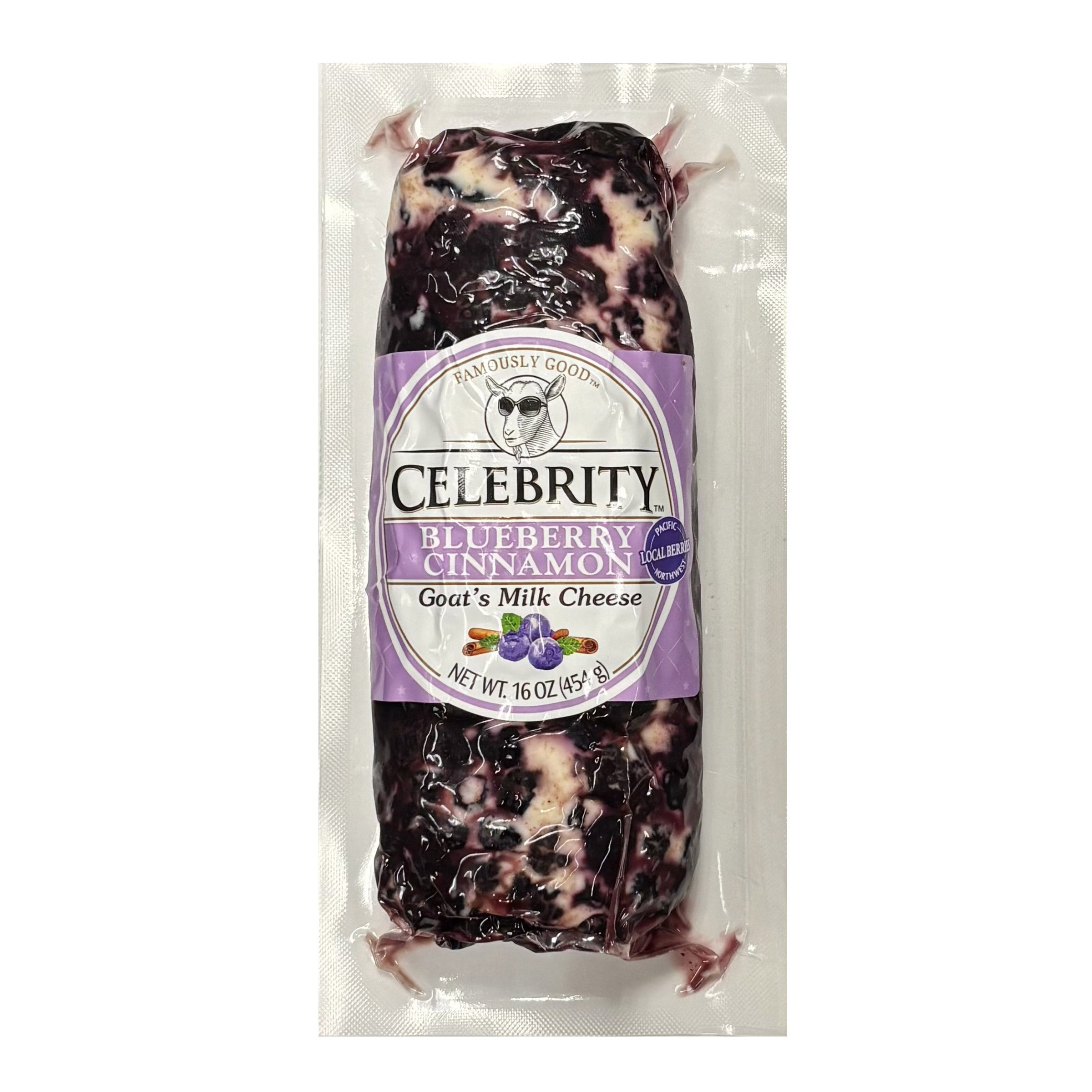 CELEBRITY BLUEBERRY & CINNAMON GOAT CHEESE 16 OZ - Image 1