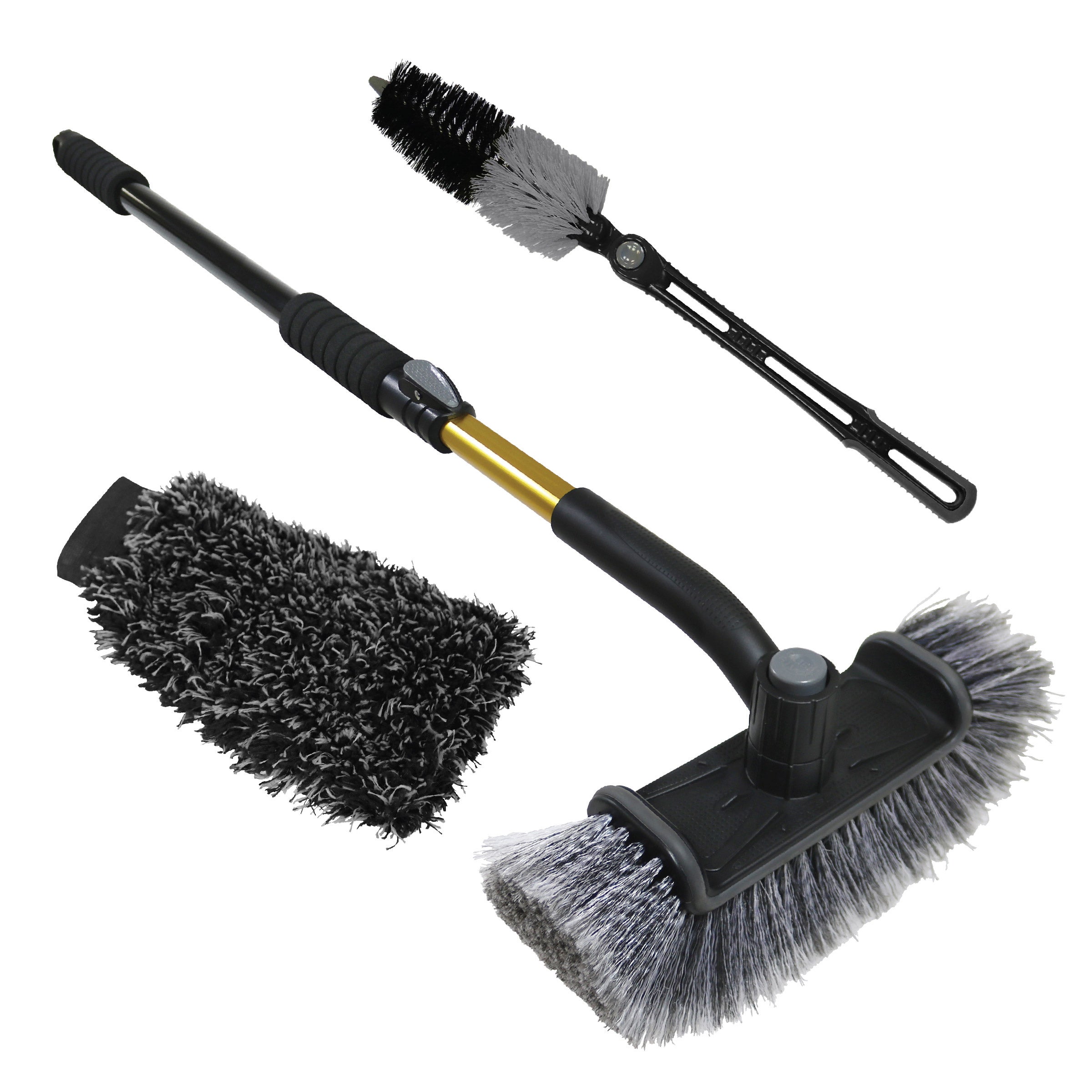 AUTO SPA DIP AND WASH BRUSH KIT 3PC