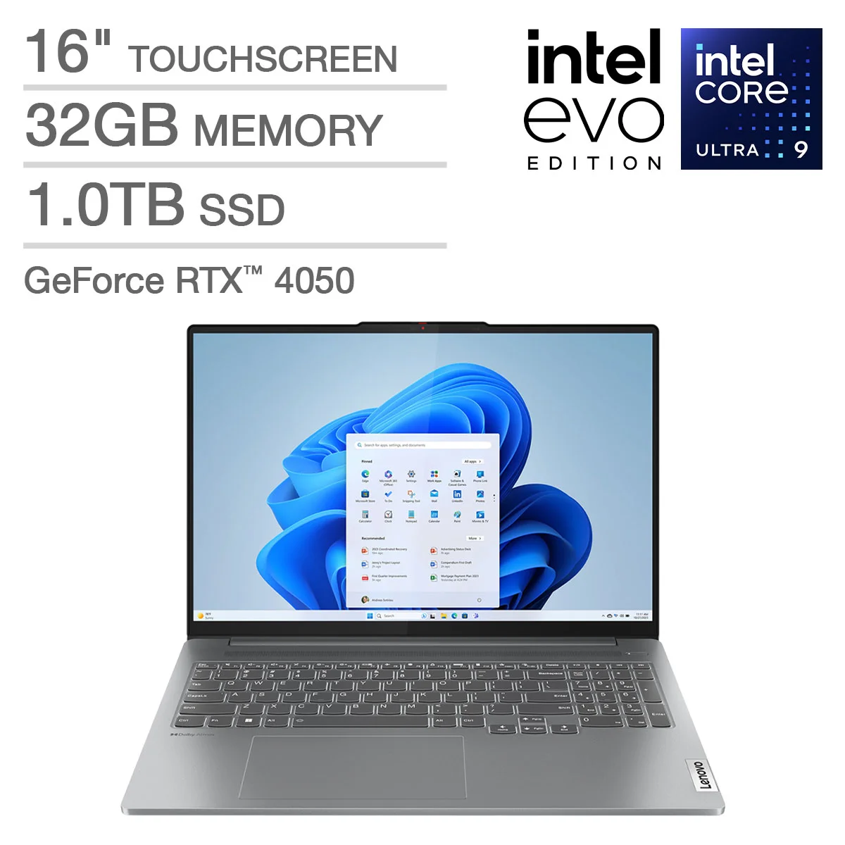 LENOVO PRO 5I 16¨ IDEAPAD LAPTOP INTEL EVO PLATFORM > - Image 1