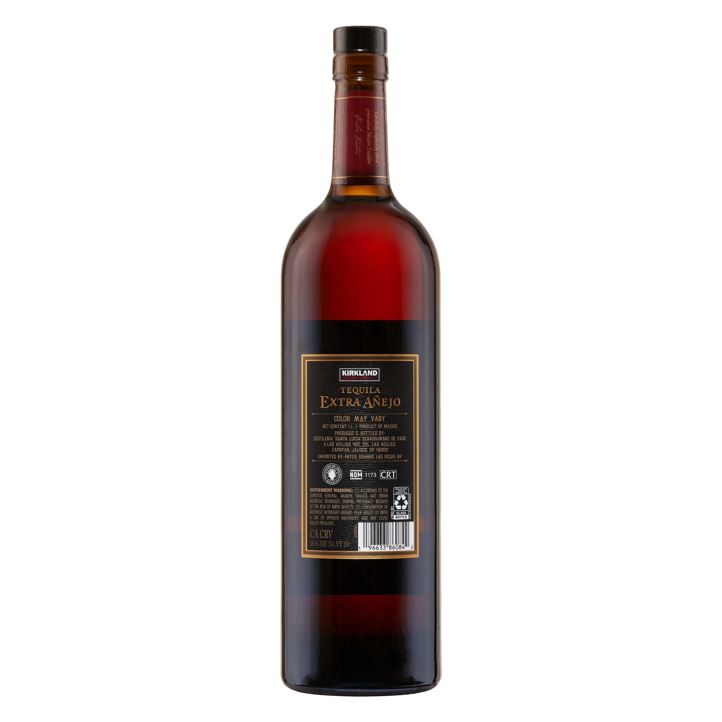 KIRKLAND SIGNATURE TEQUILA EXTRA ANEJO MEXICO 1L