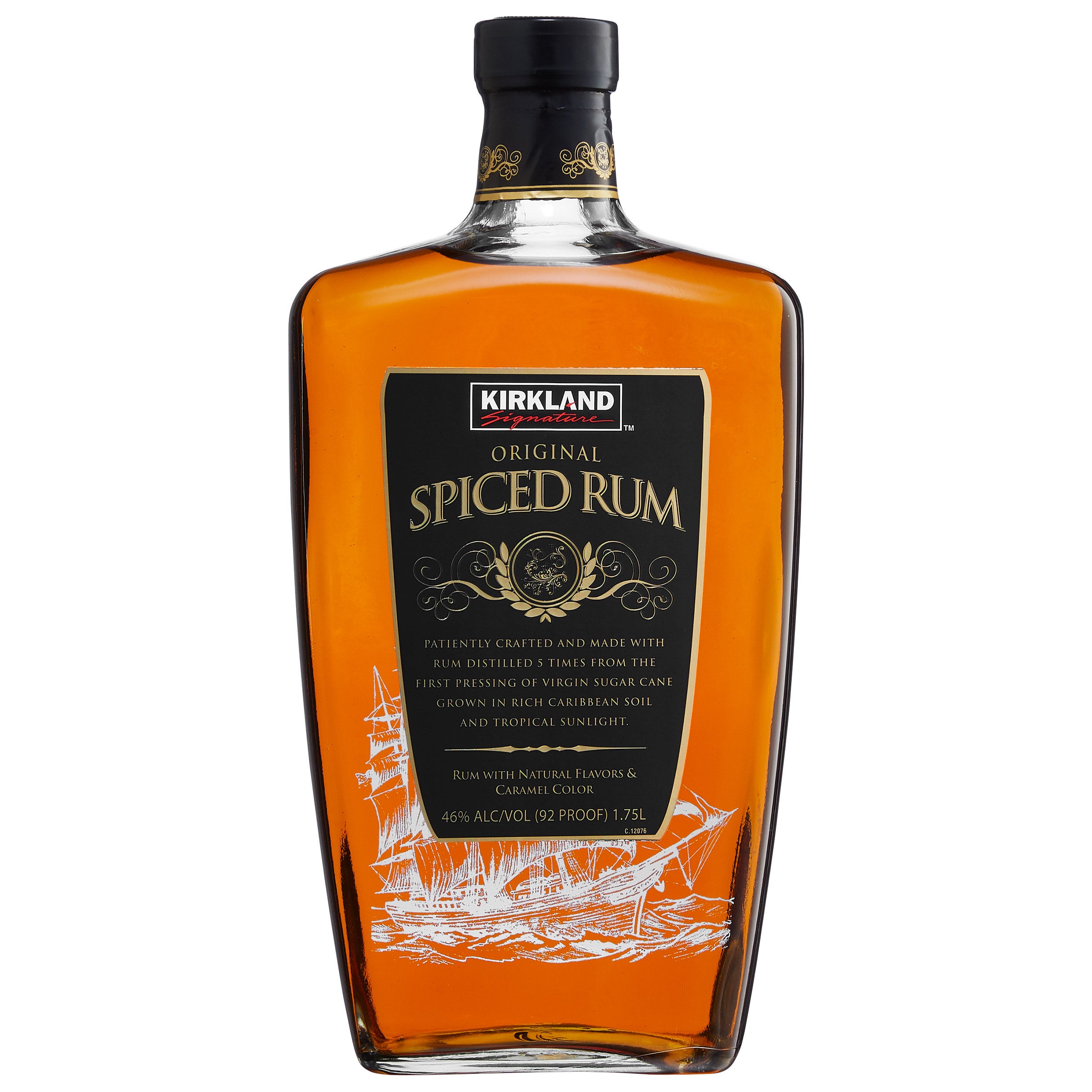 KIRKLAND SIGNATURE SPICED RUM CARIBBEAN 1.75L