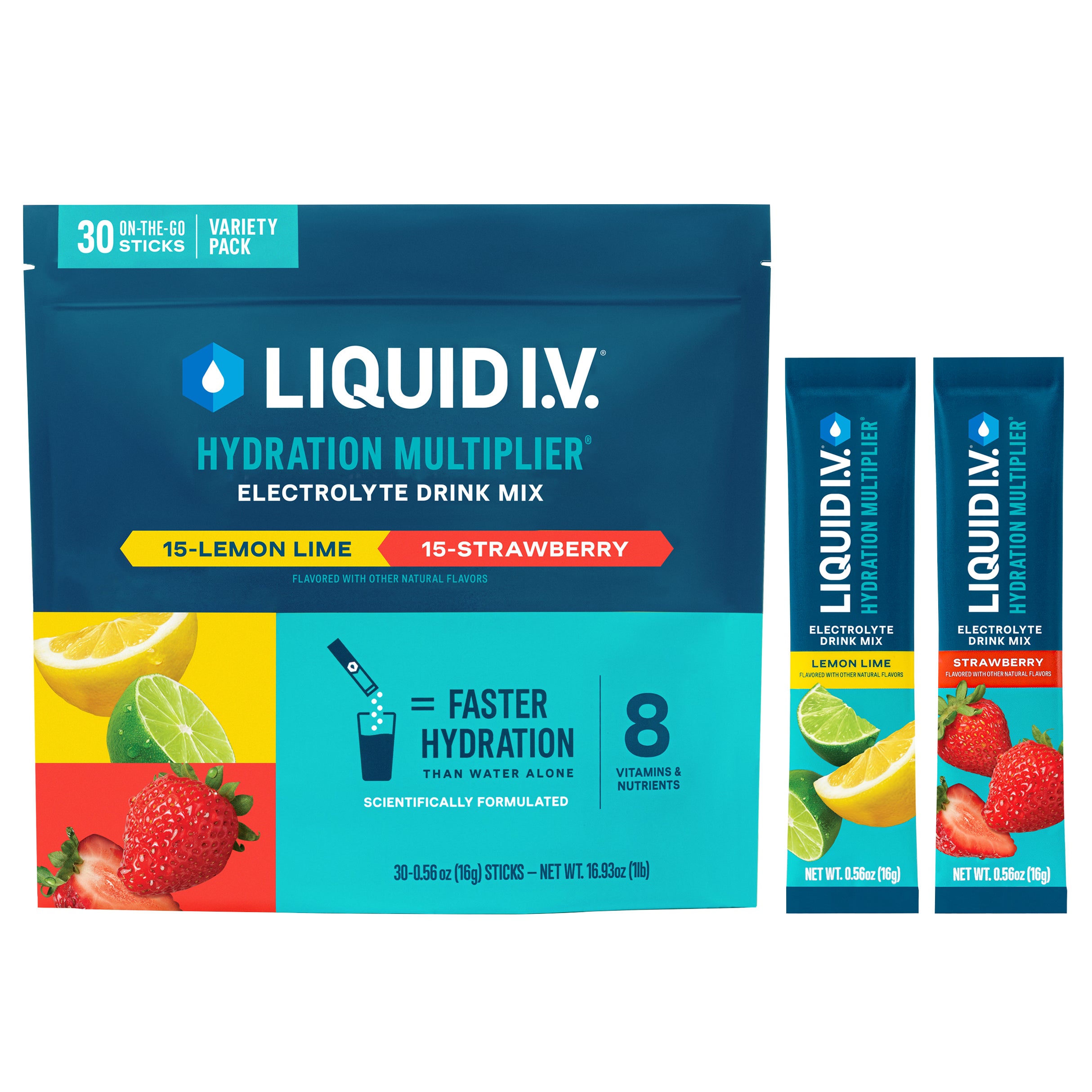 LIQUID I.V. HYDRATION MULTIPLIER VARIETY PACK, 30 COUNT - Image 1