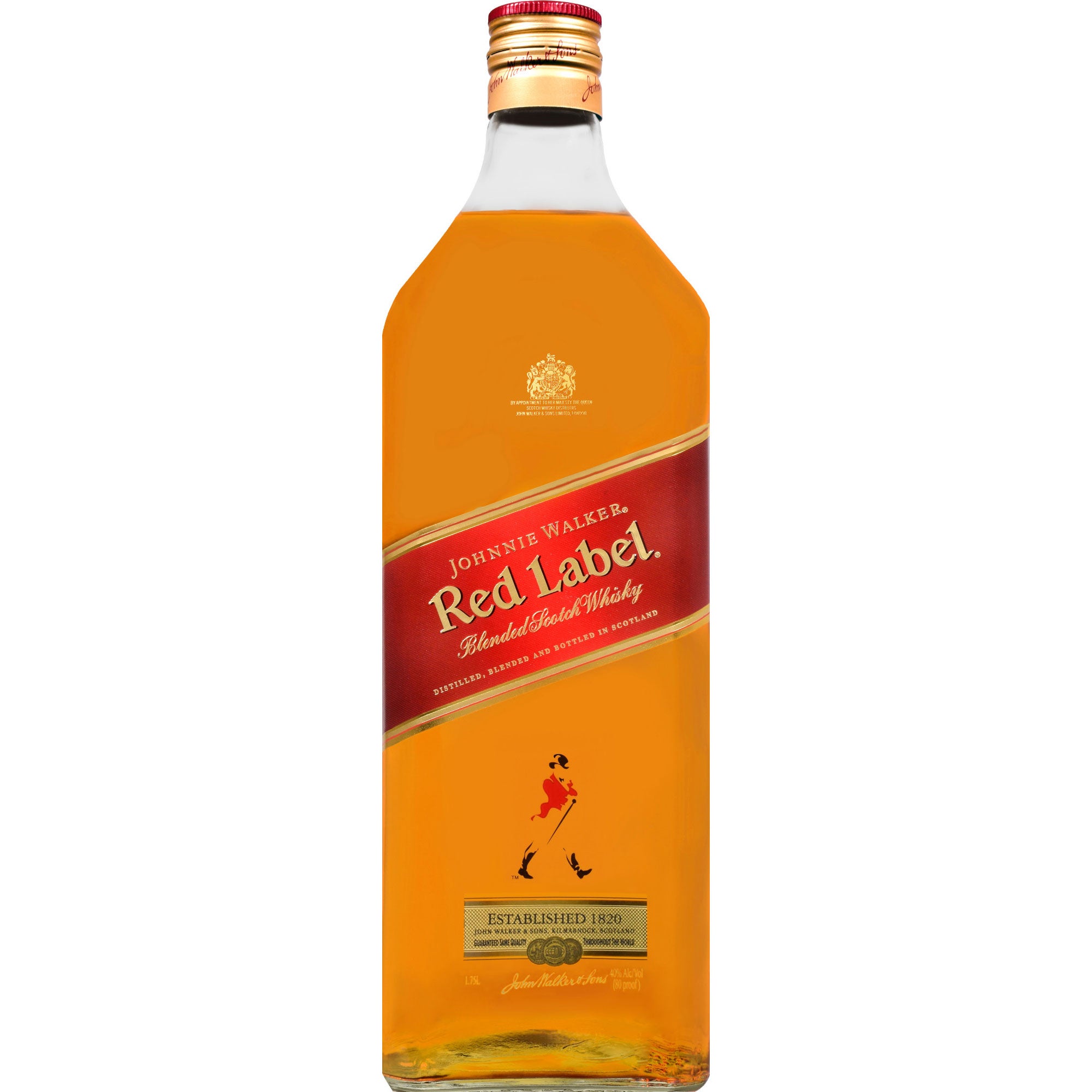 JOHNNIE WALKER RED SCOTCH WHISKEY SCOTLAND 1.75 LTR