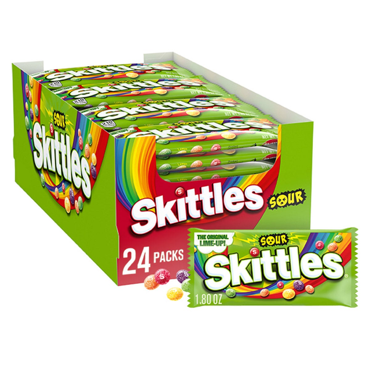 SKITTLES SOUR 24 CT/1.8 OZ - Image 1