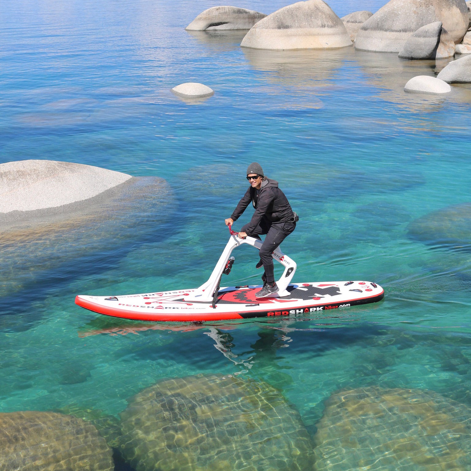 RED SHARK ENJOY INFLATABLE SUP WITH BIKE SURF