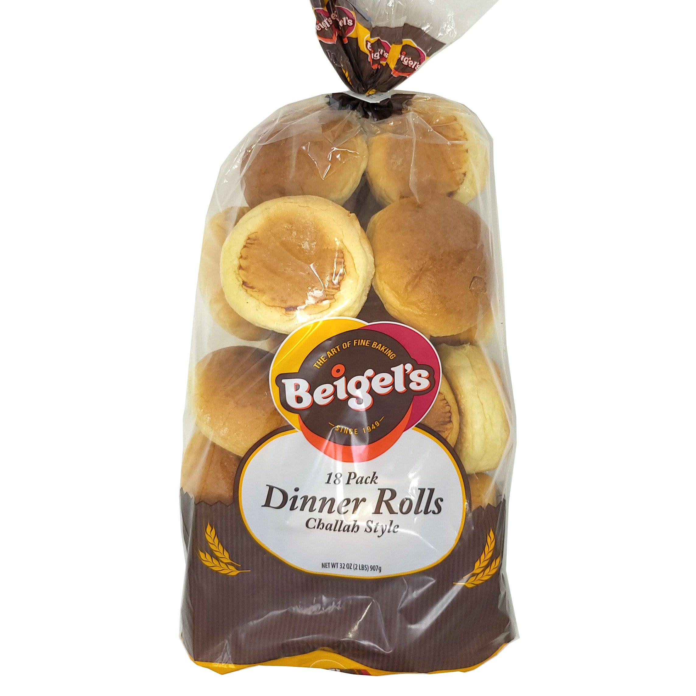 BEIGEL'S KOSHER CHALLAH ROLLS 32 OZ (2 LBS)