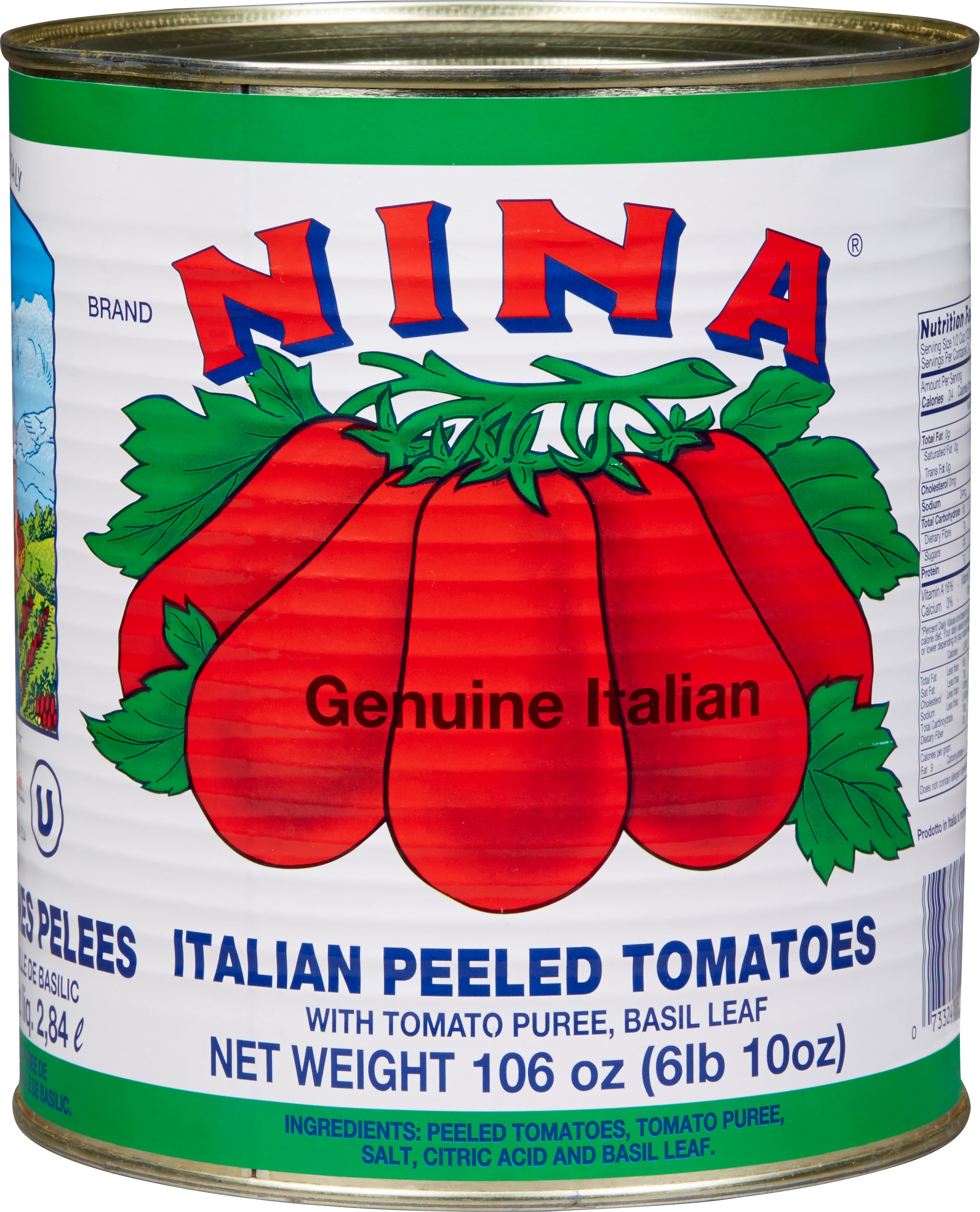 NINA PEELED TOMATOES #10 CAN