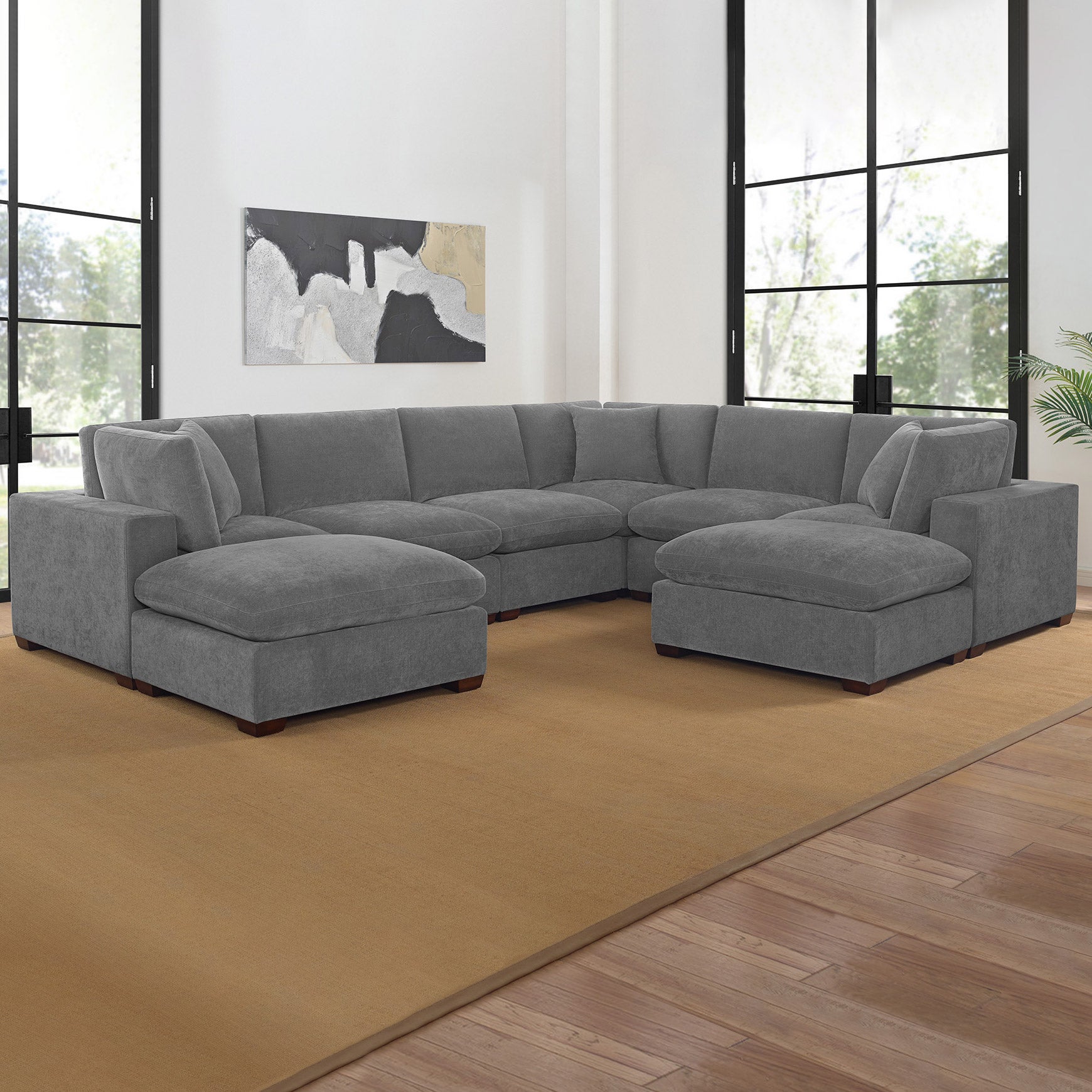 THOMASVILLE LOWELL MODULAR 8PC SECTIONAL