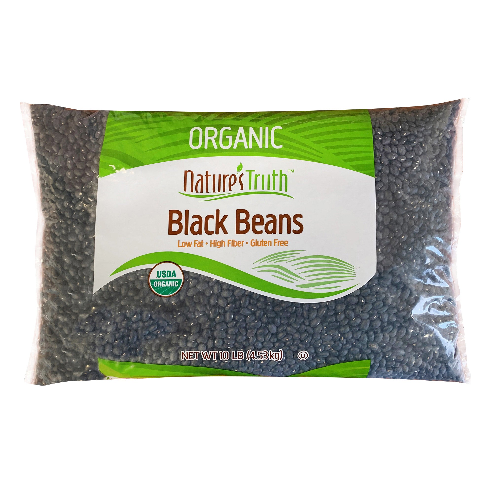 NATURE'S TRUTH ORGANIC BLACK BEANS 10 LB