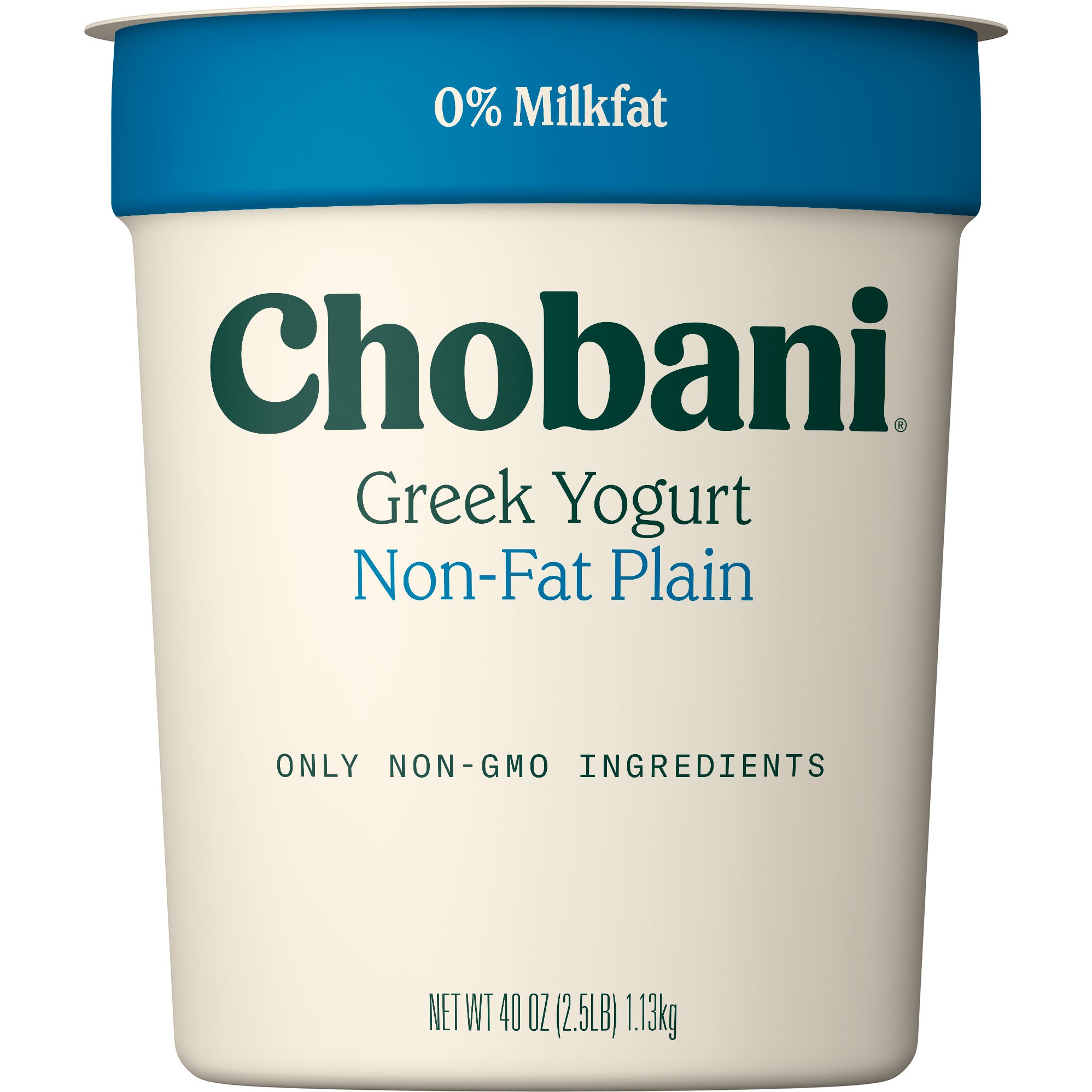 CHOBANI PLAIN GREEK YOGURT 2.5 LBS - Image 1