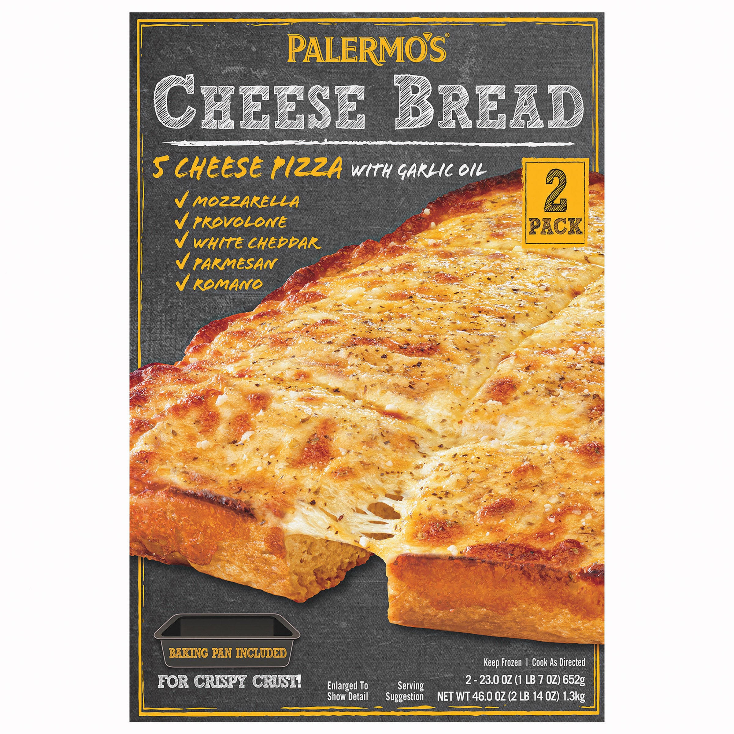 PALERMO CHEESE BREAD 2 COUNT BOX
