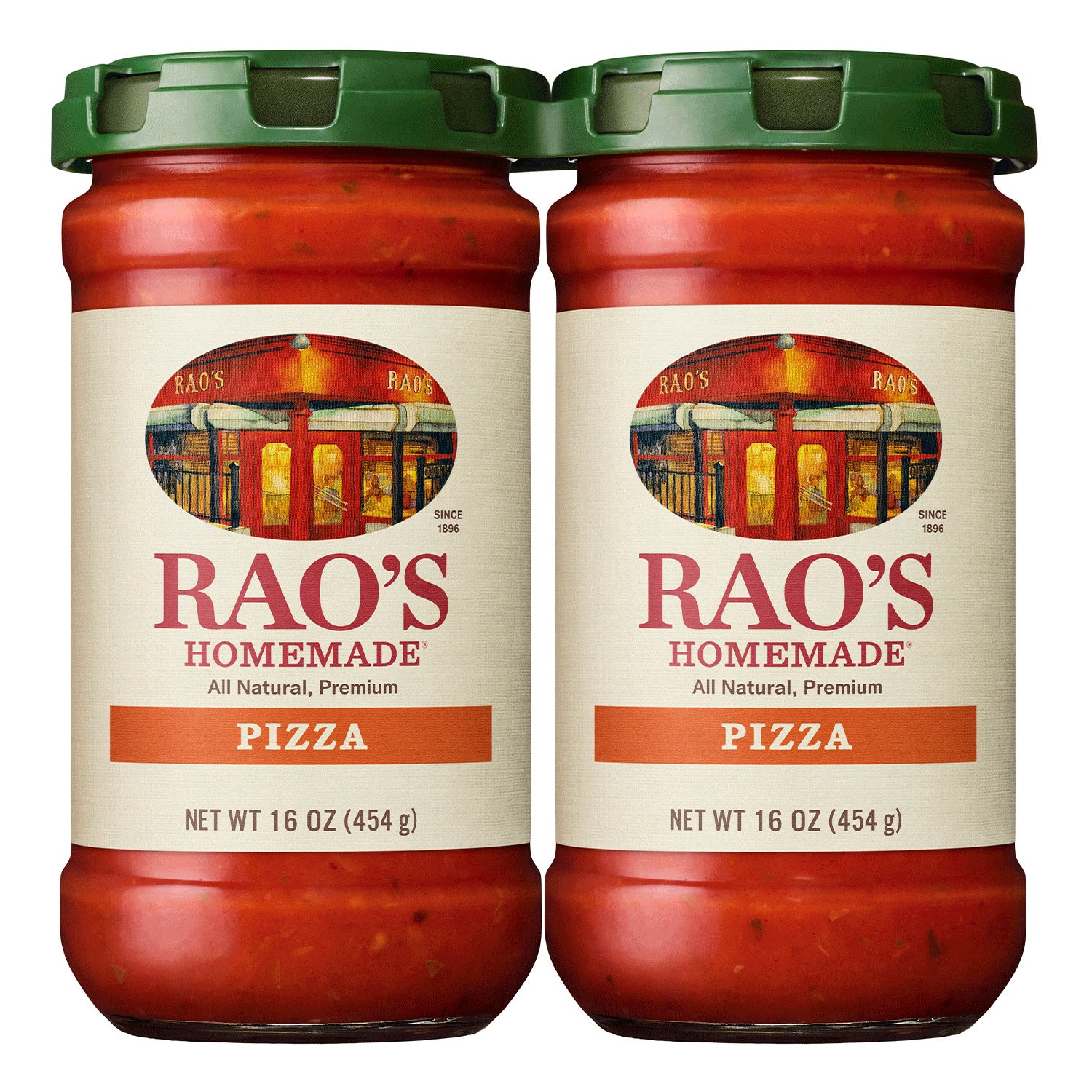 RAO'S HOMEMADE PIZZA SAUCE 2/16 OUNCE JARS - Image 1