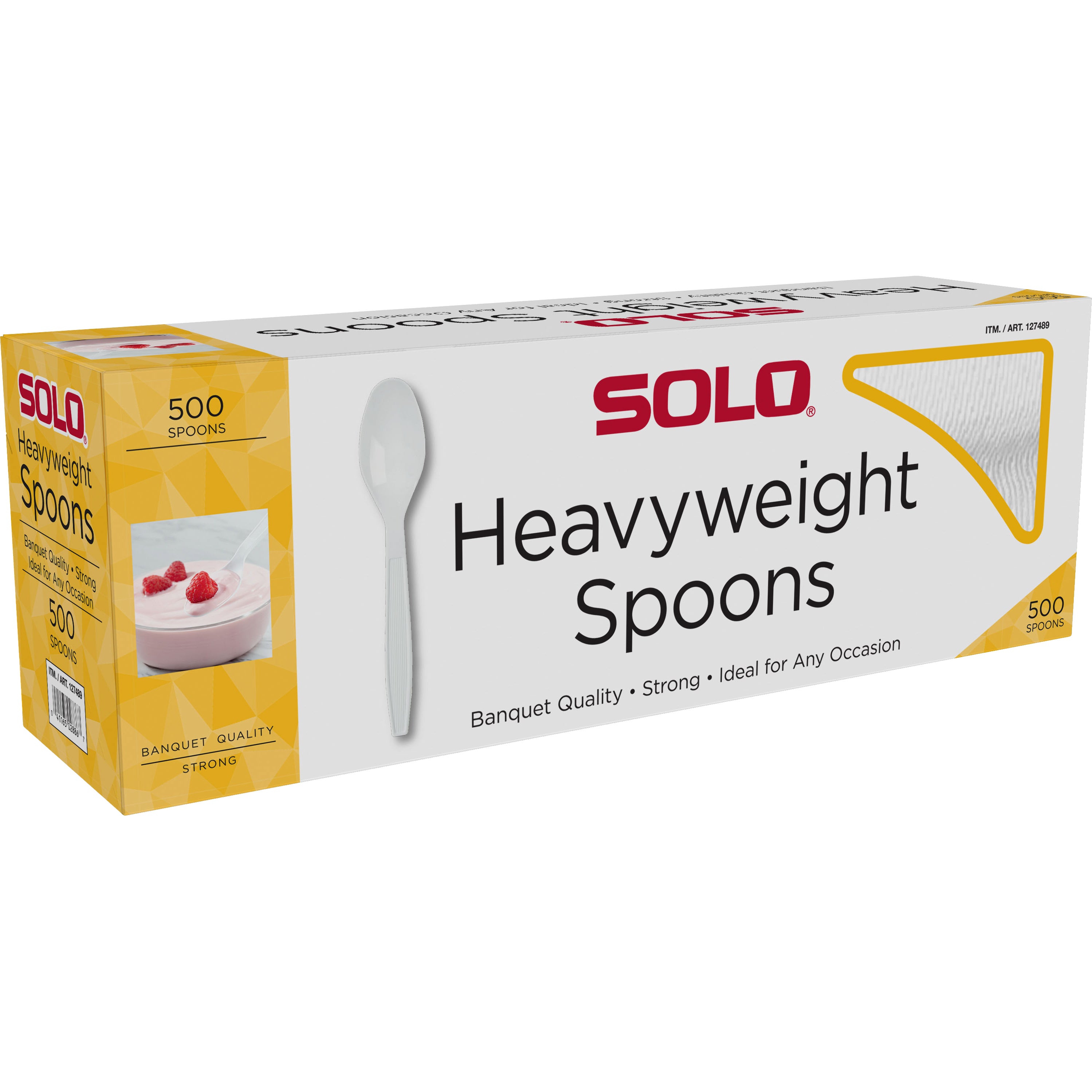 SOLO HEAVYWEIGHT SPOON WHITE 500 CT - Image 1