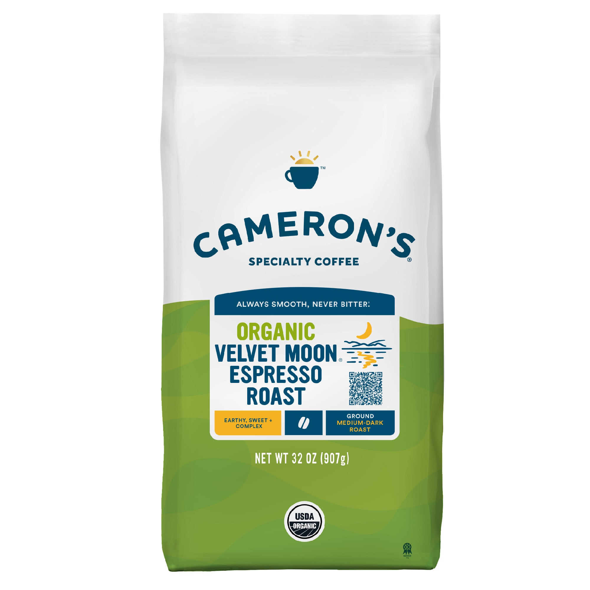 CAMERON'S COFFEE ORGANIC VELVET MOON 2 POUND BAG - Image 1