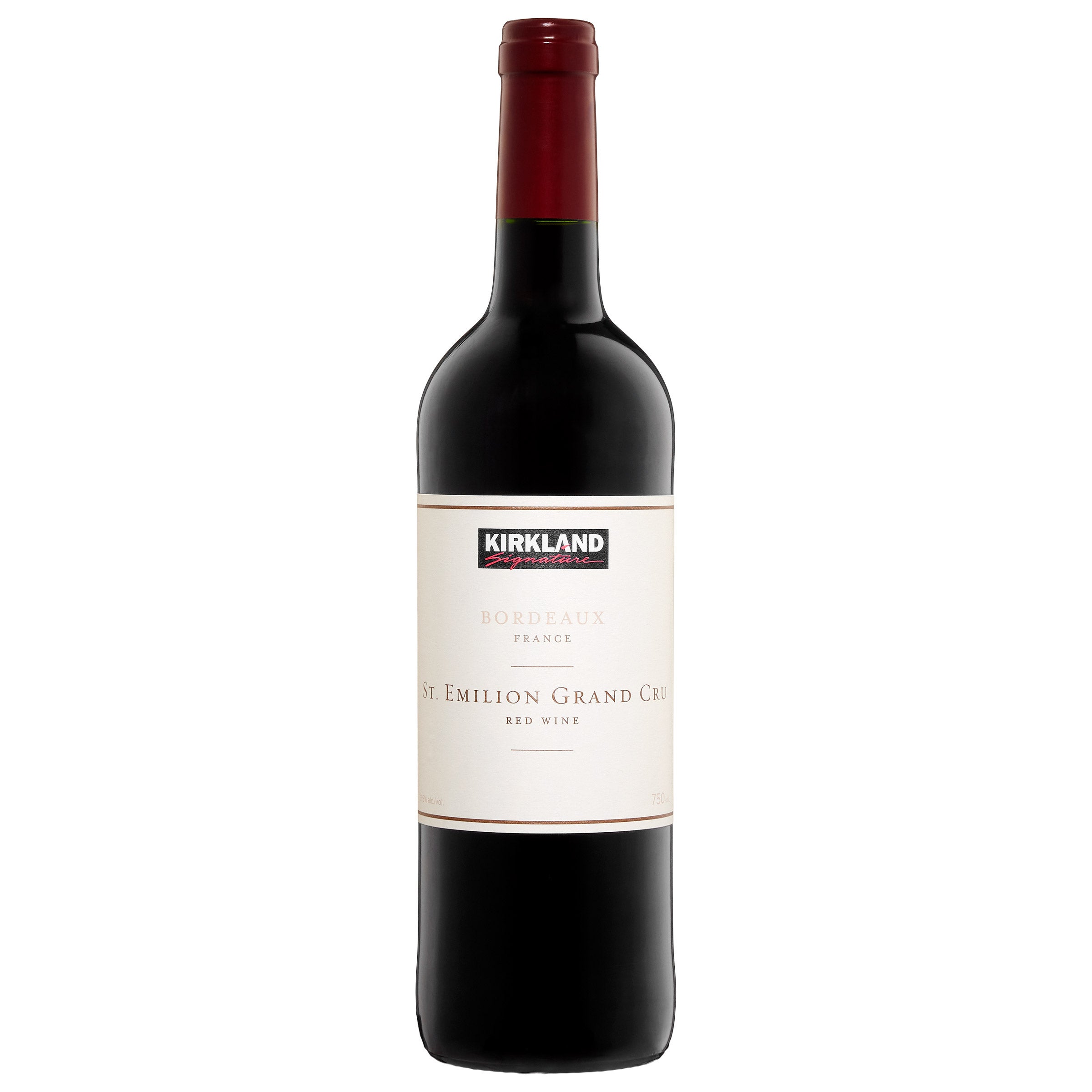 KIRKLAND SIGNATURE ST. EMILION BORDEAUX FRANCE 750ML - Image 1