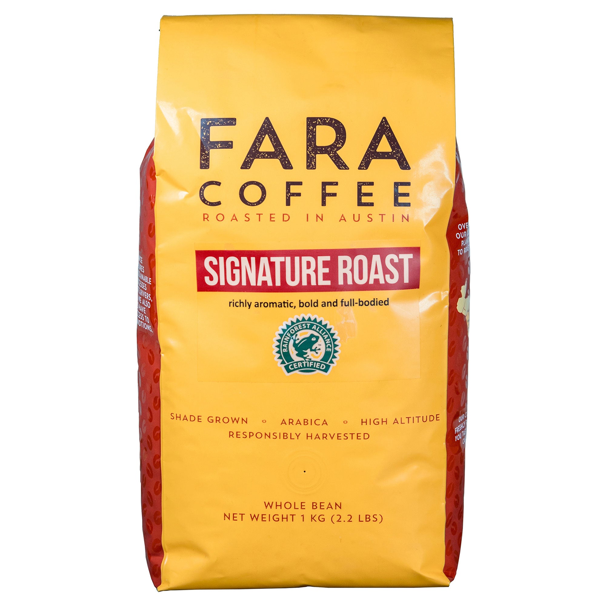 FARA COFFEE SIGNATURE ROAST WHOLE BEAN 2.2 LB