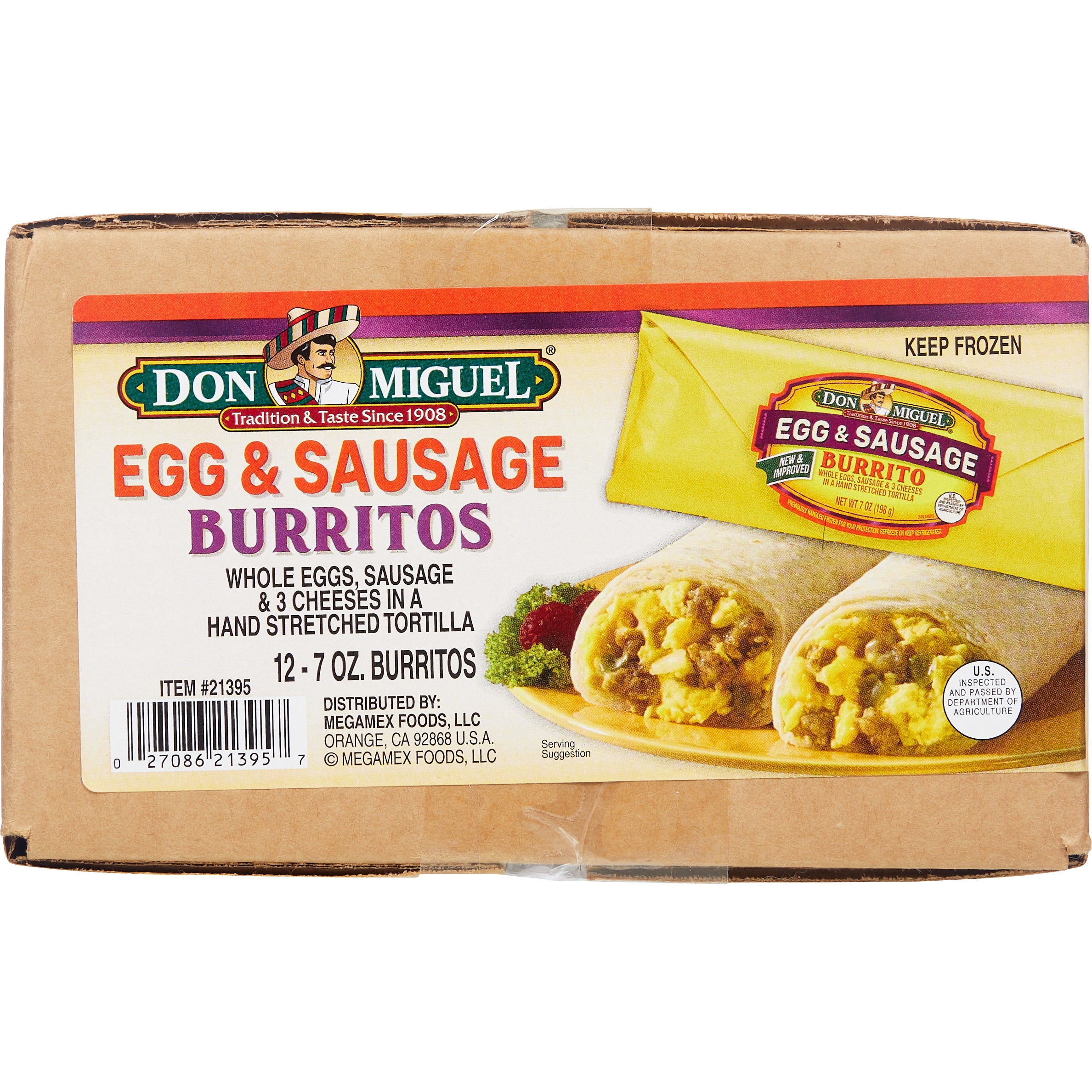DON MIGUEL BREAKFAST BURRITOS 12/7 OZ