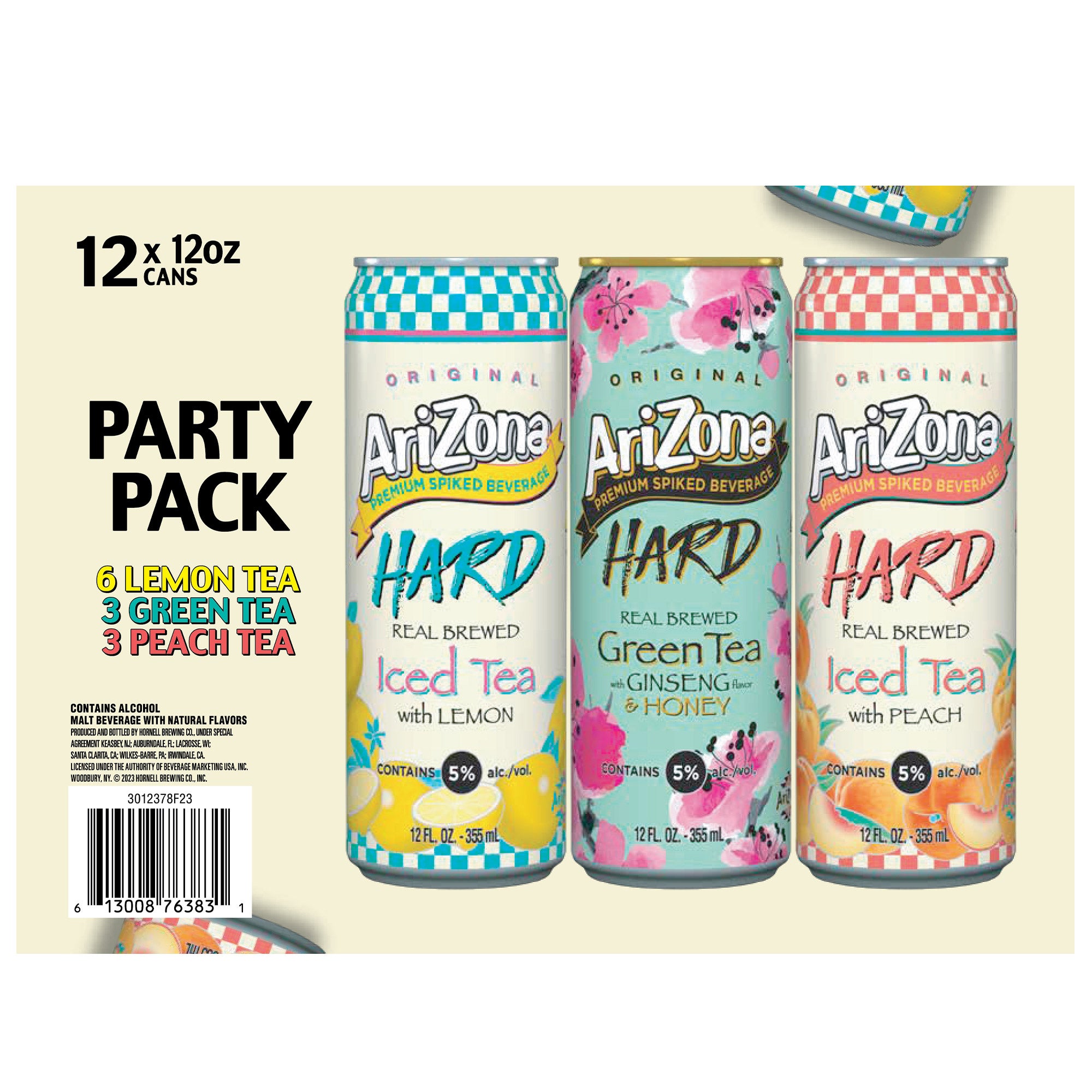 ARIZONA HARD ICE TEA 12 /12 OZ CANS - Image 1