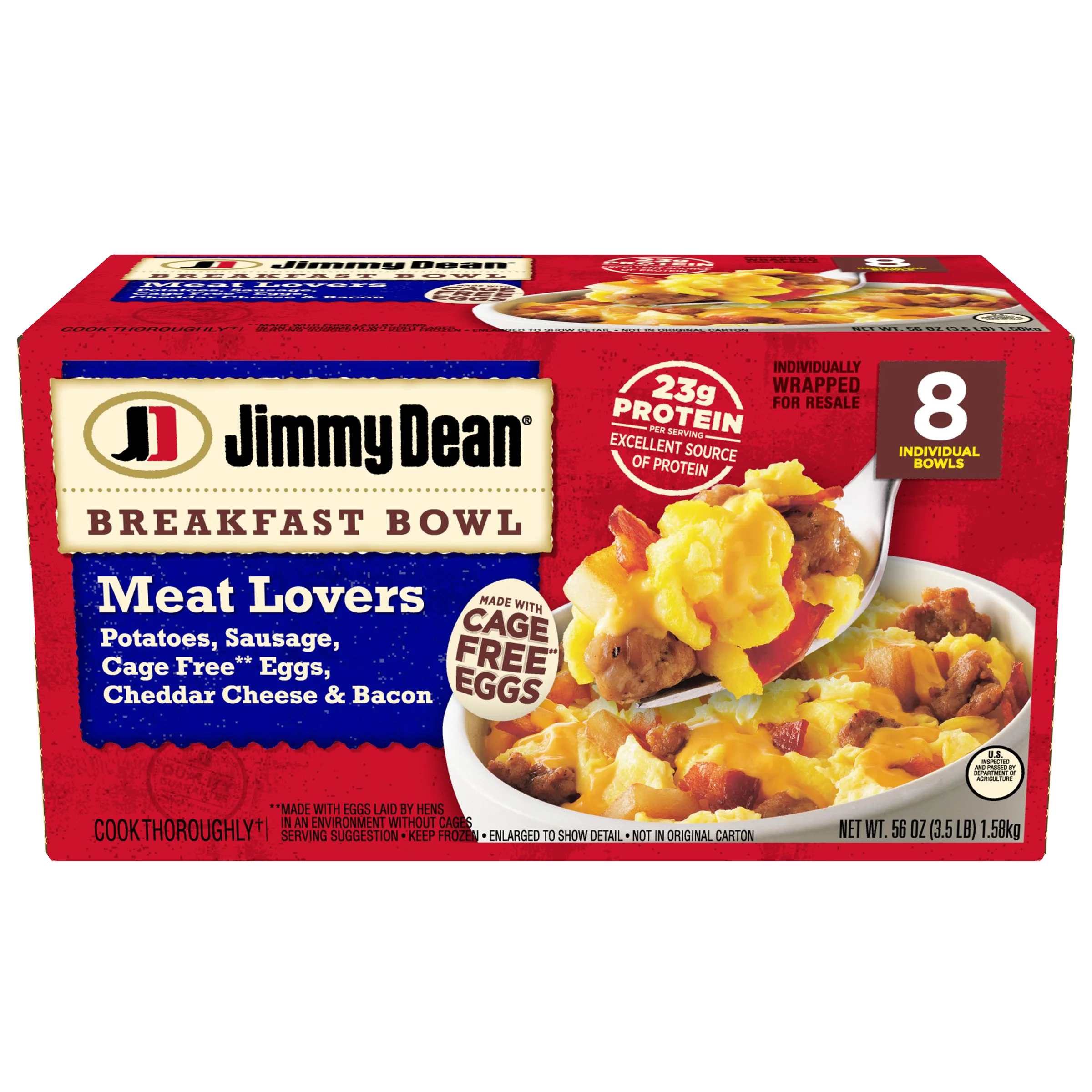 JIMMY DEAN MEAT LOVER BOWLS 8/7 OZ - Image 1