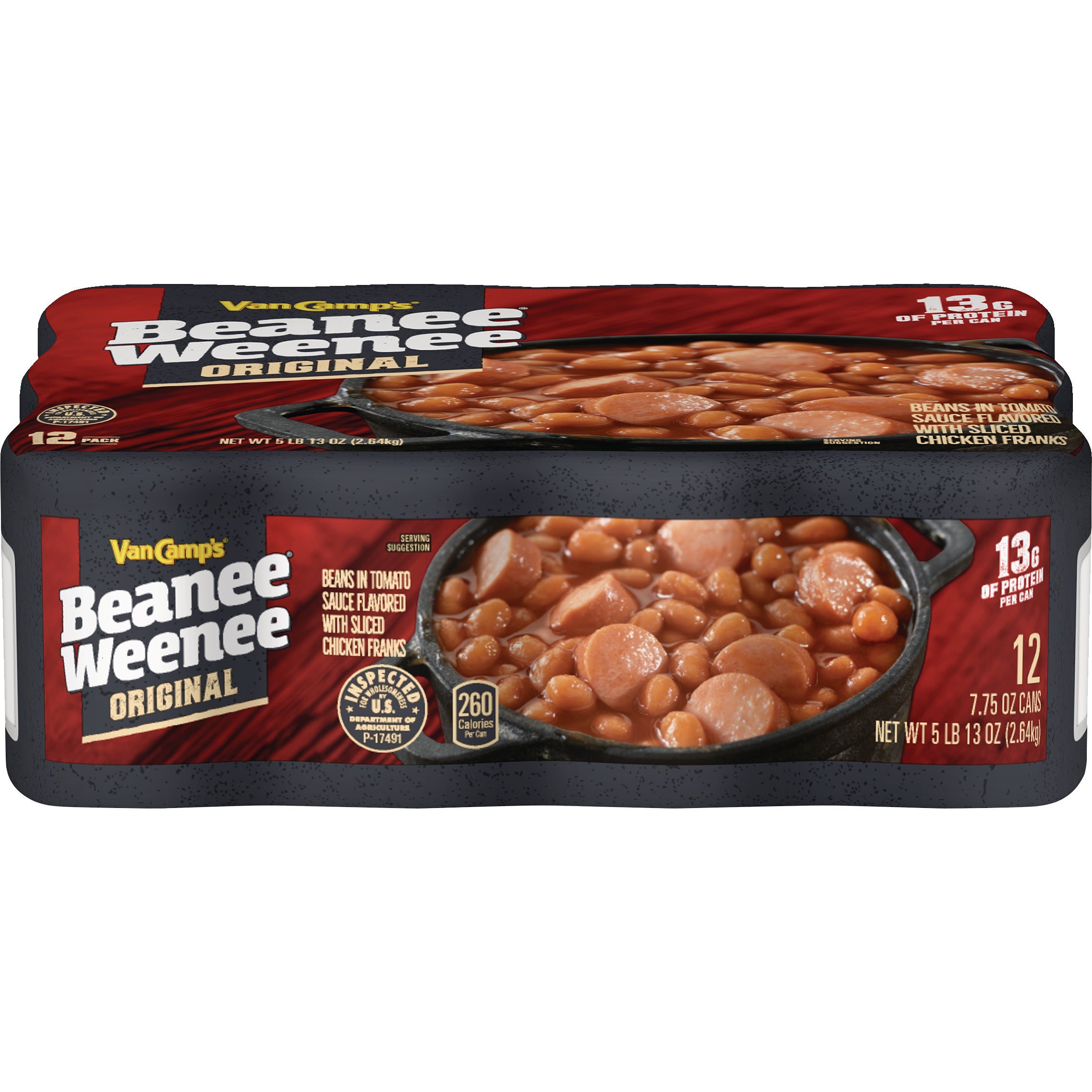 VAN CAMP BEANEE WEENEE 12/7.75 OZ