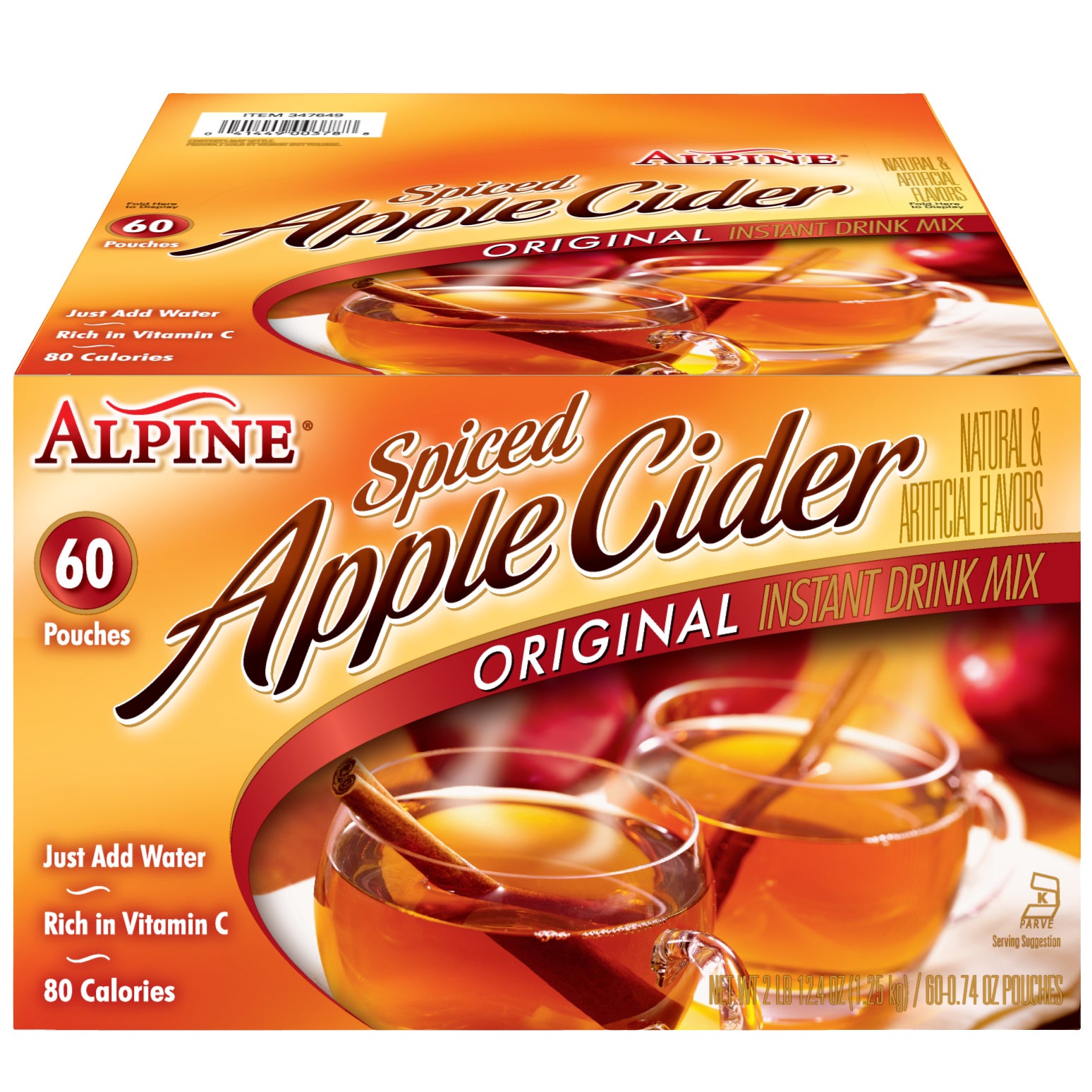 ALPINE SPICED CIDER MIX 60/.74 OZ