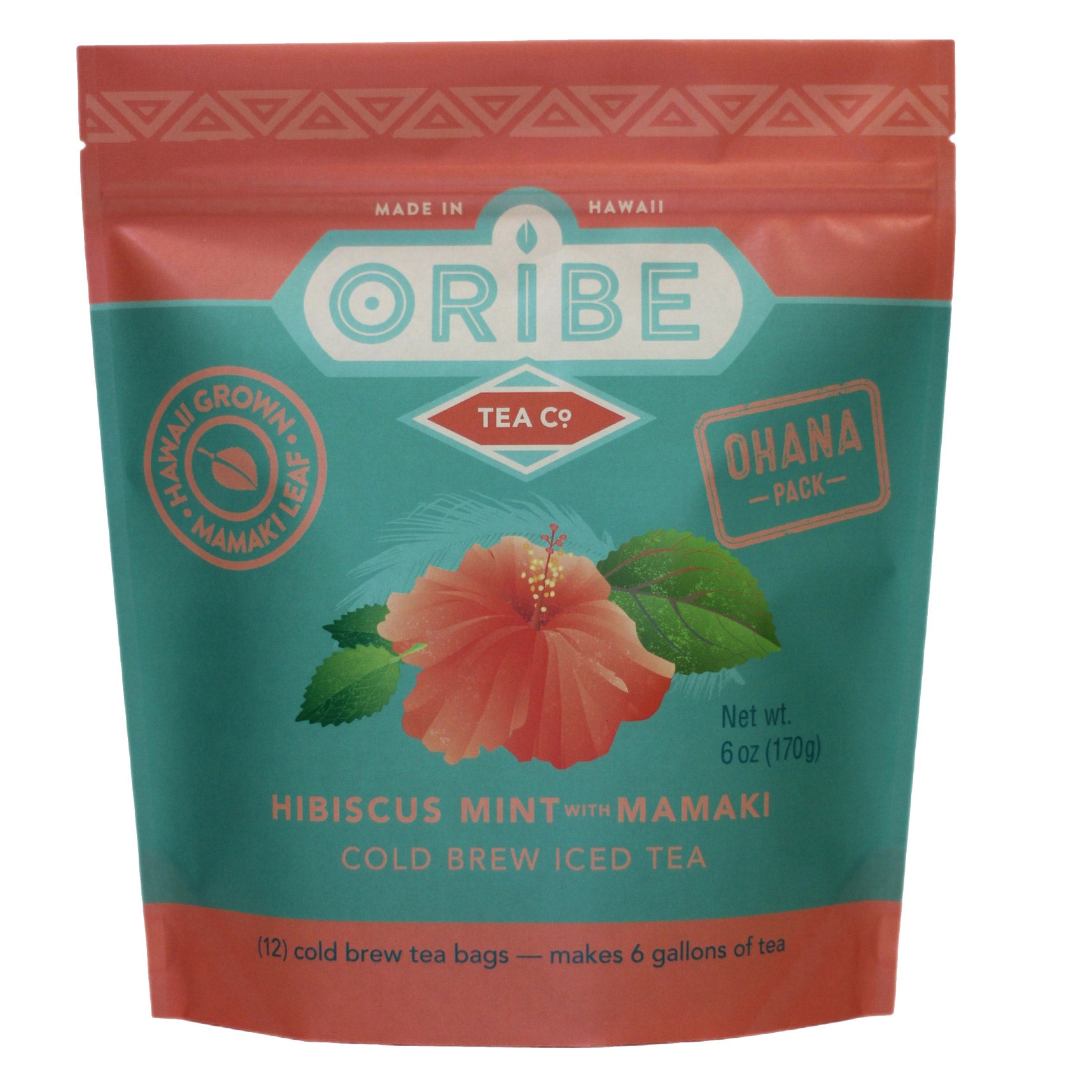 ORIBE TEA HIBISCUS MINT W/ MAMAKI 12 COUNT
