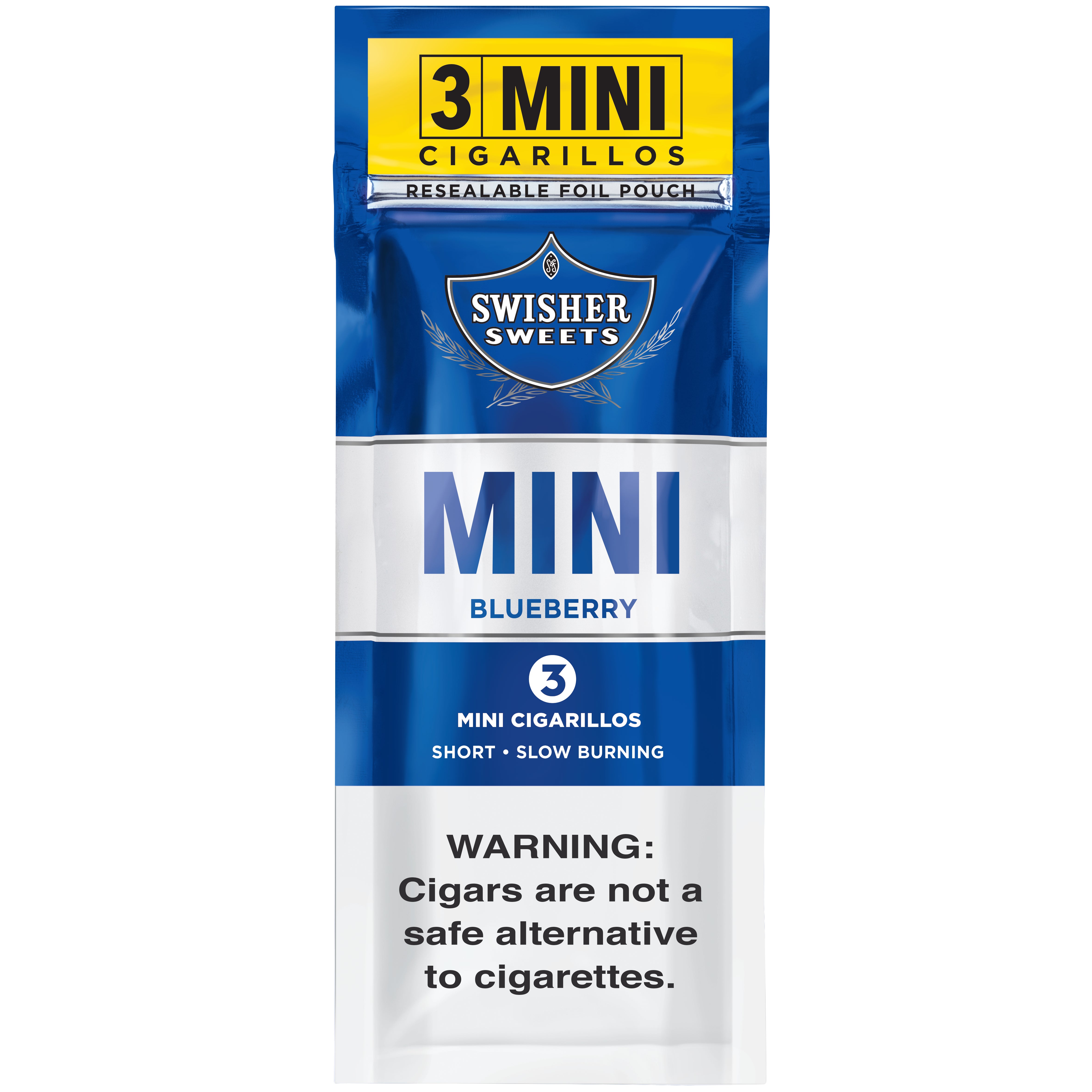 SWISHER SWEET MINI CGRLO BLUEBERRY 15/3CT POUCH