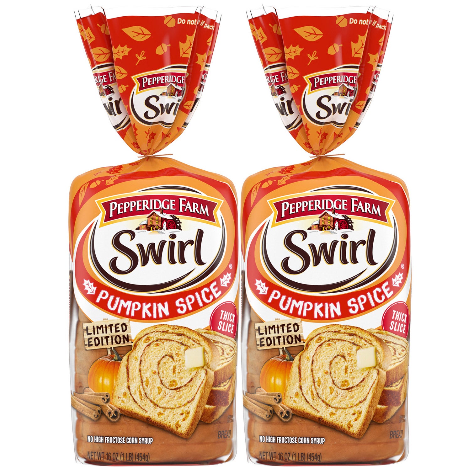 PEPPERIDGE FARM PUMPKIN SWIRL BREAD 2/16 OZ - Image 1