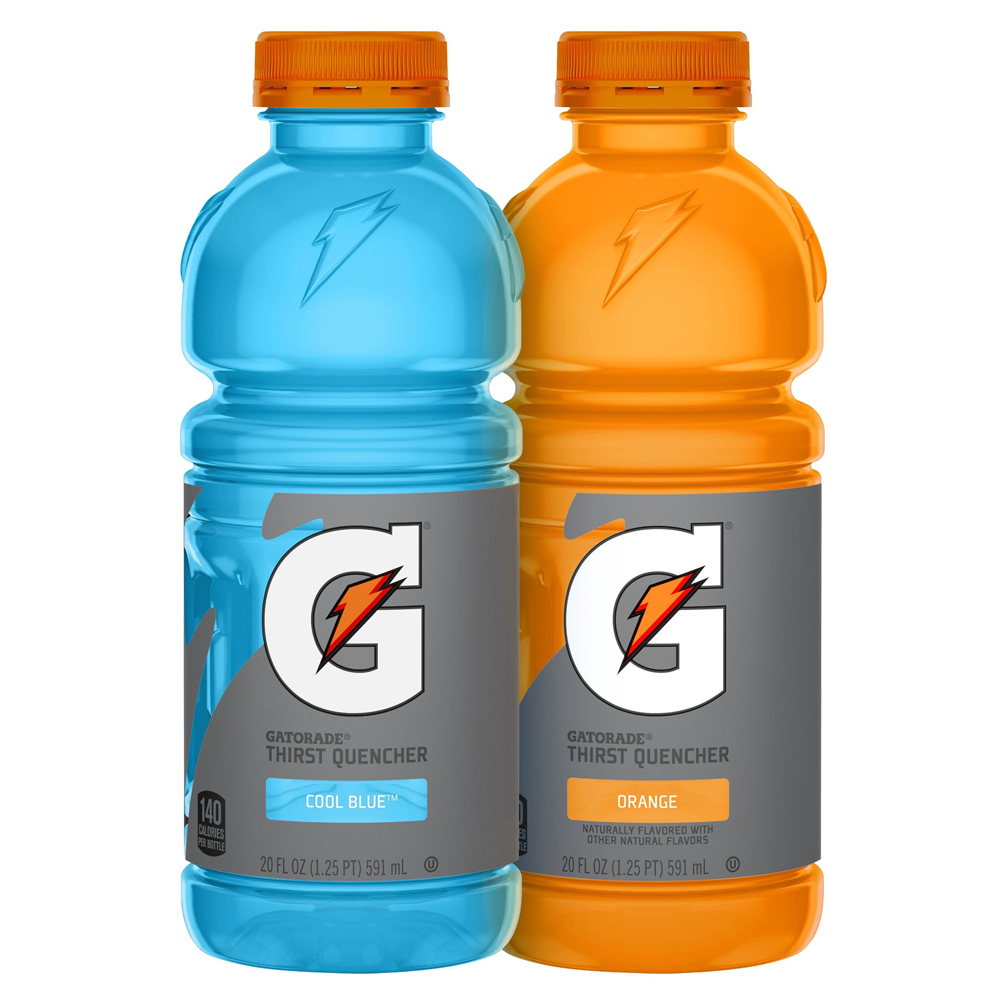 GATORADE COOL BLUE / ORANGE 24/20OZ - Image 1