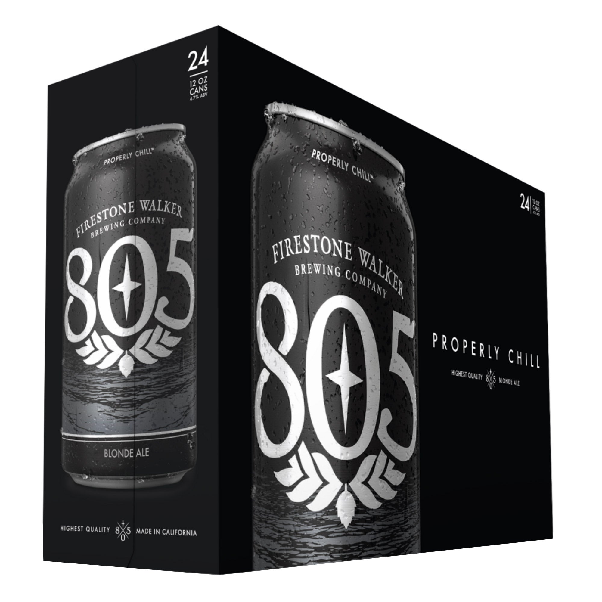FIRESTONE BREWING 805 BLONDE ALE 24/12 OZ CANS