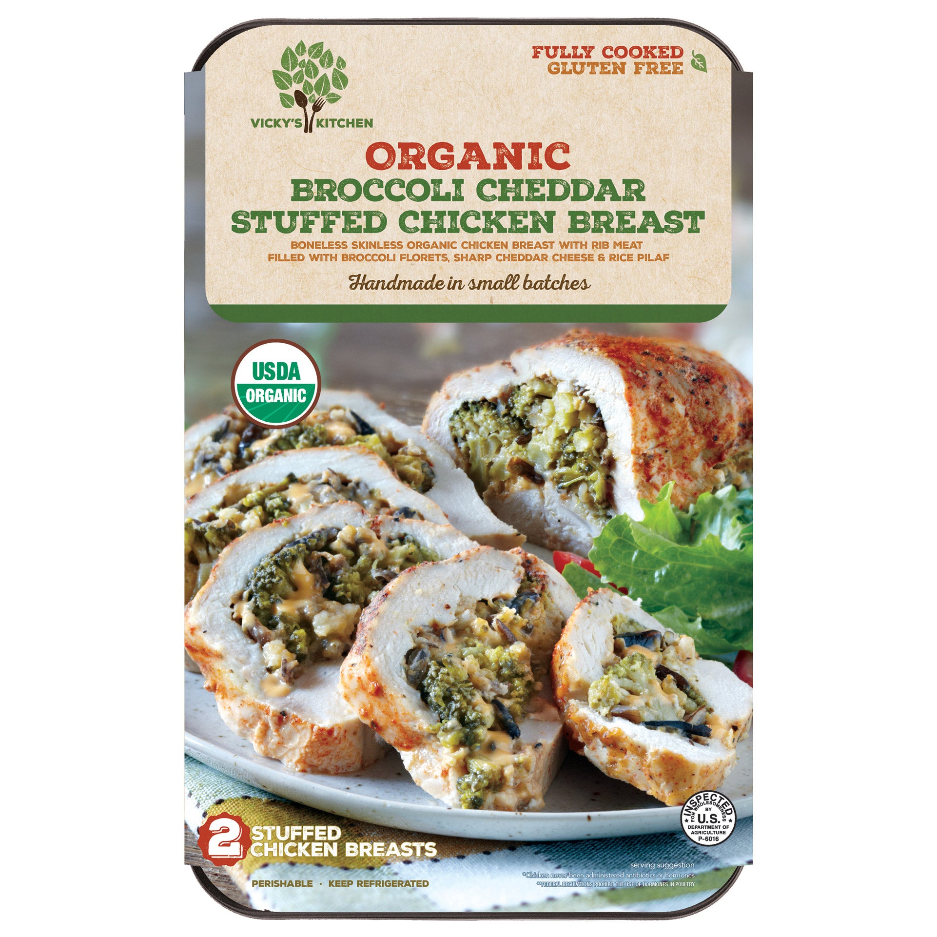 ORGANIC VICKY'S STUFFED CHICKEN BREAST PRICE PER POUND